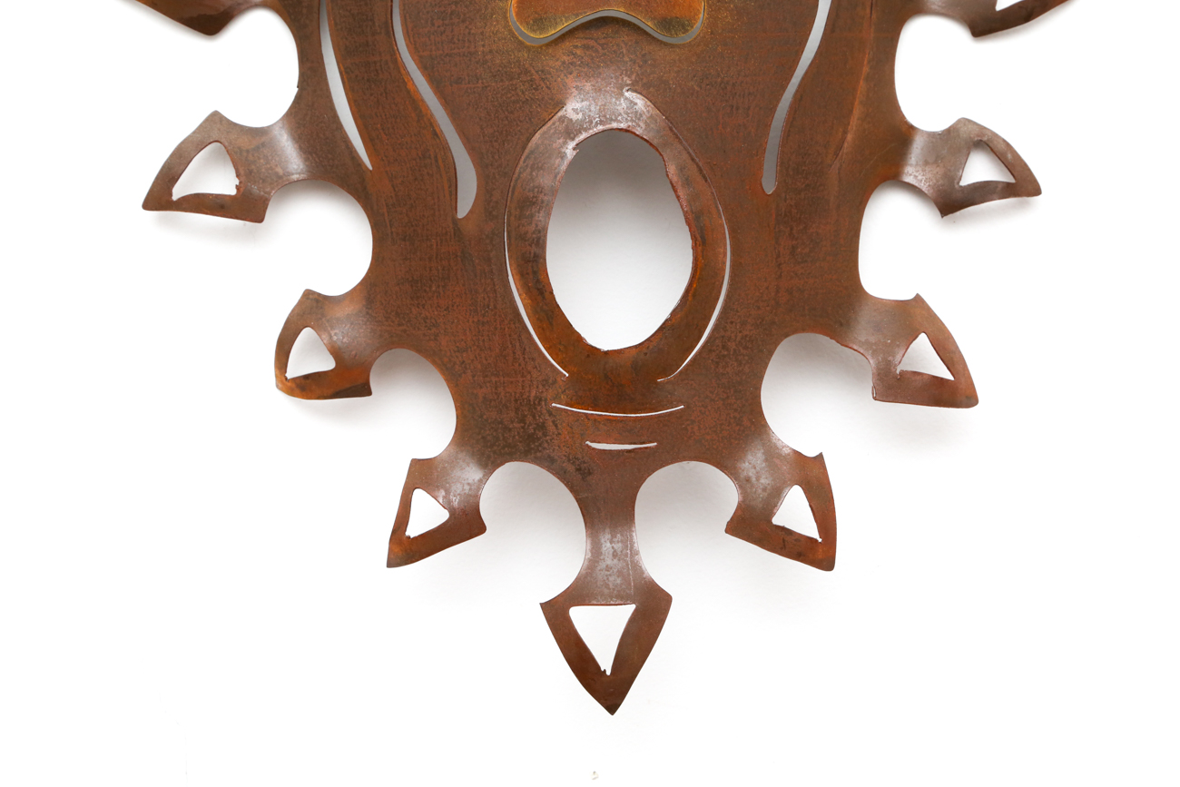 Sun Themed Metal Wall Sculpture