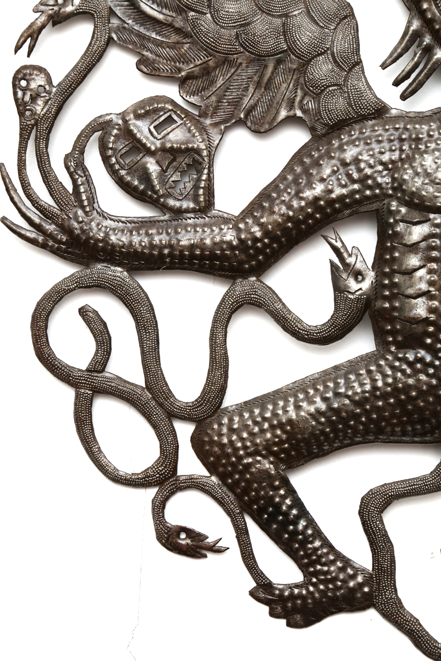 Metal Folk Art Wall Sculpture By Julio Balan