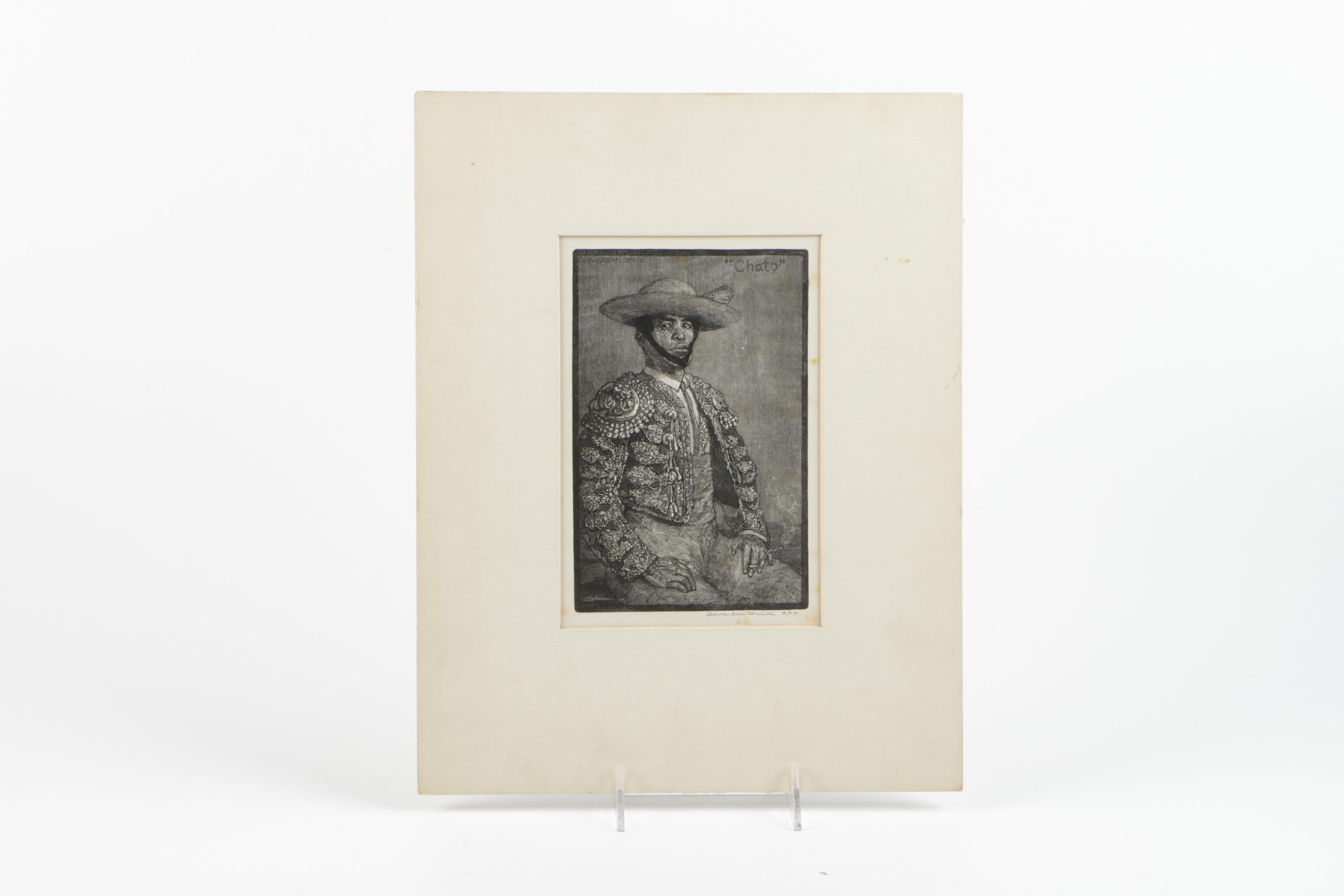 Robert Lougheed Drawing With Méndez and McCormick Wood Engraving