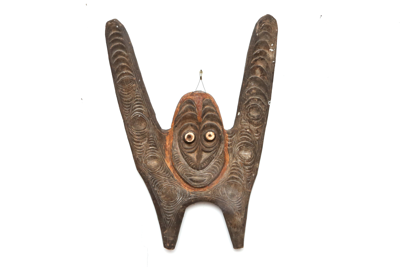 Hand Carved Wooden African Wall Sculpture