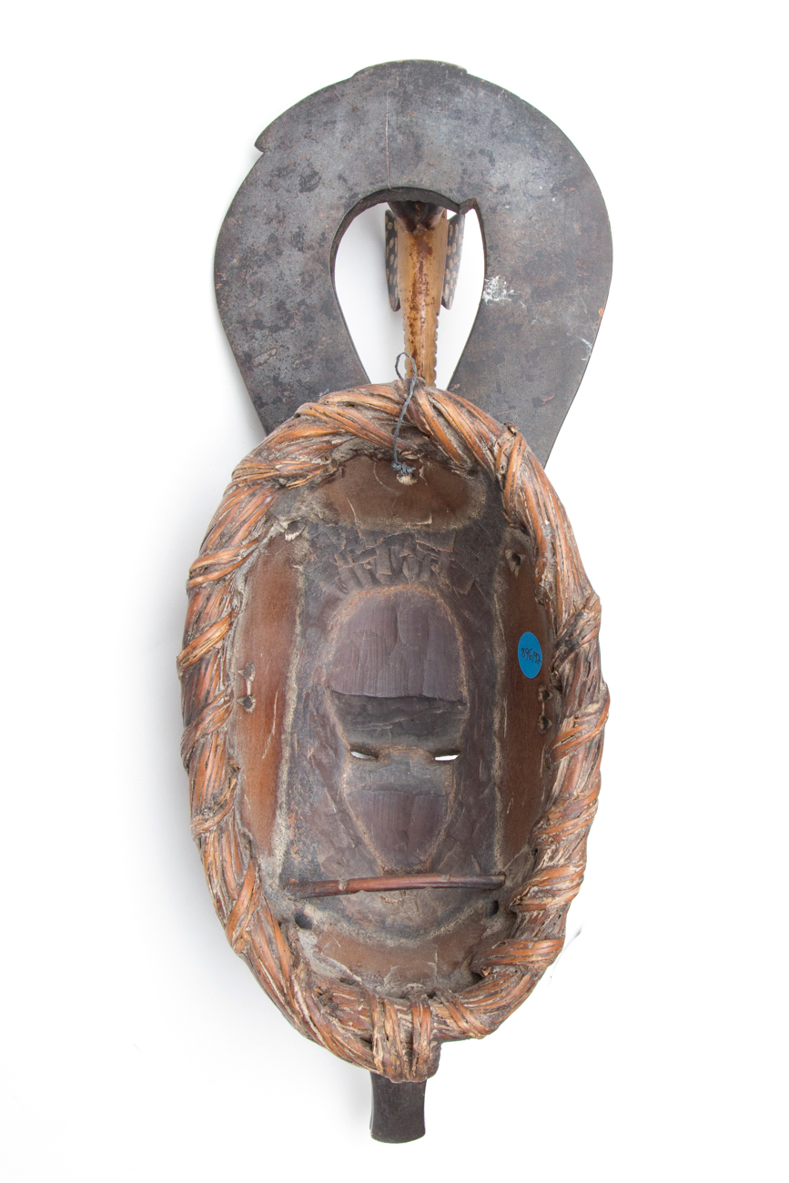 Pair Of Hand Carved African Masks