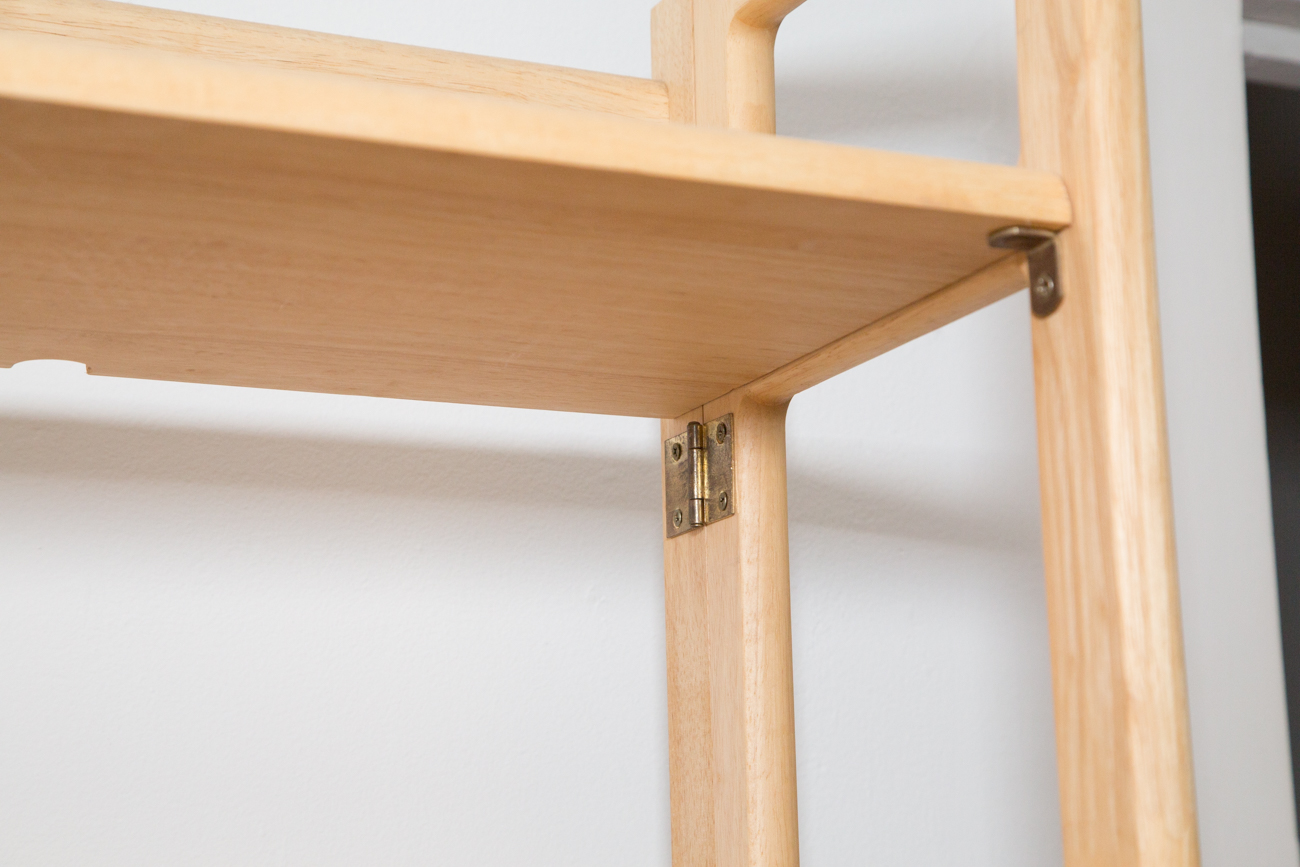 Collapsable Oak Bookcase