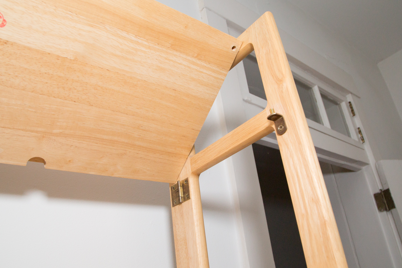 Collapsable Oak Bookcase