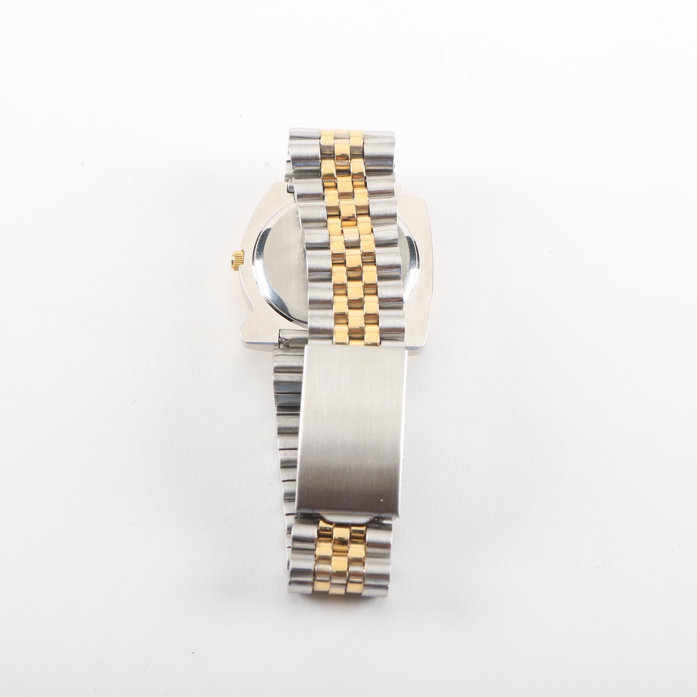 Stanley Powerlock Silver and Gold Tone  Watch