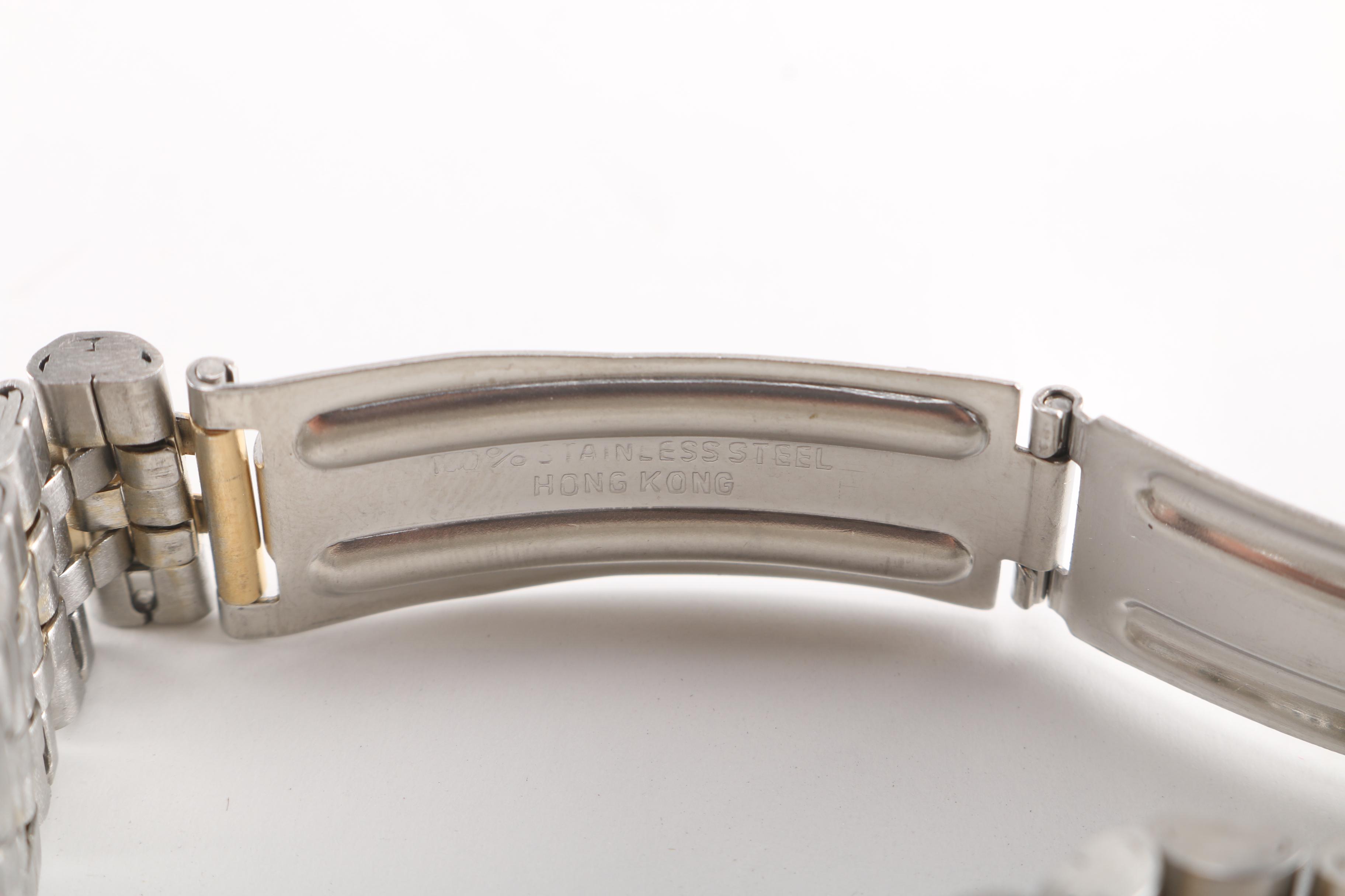 Stanley Powerlock Silver and Gold Tone  Watch