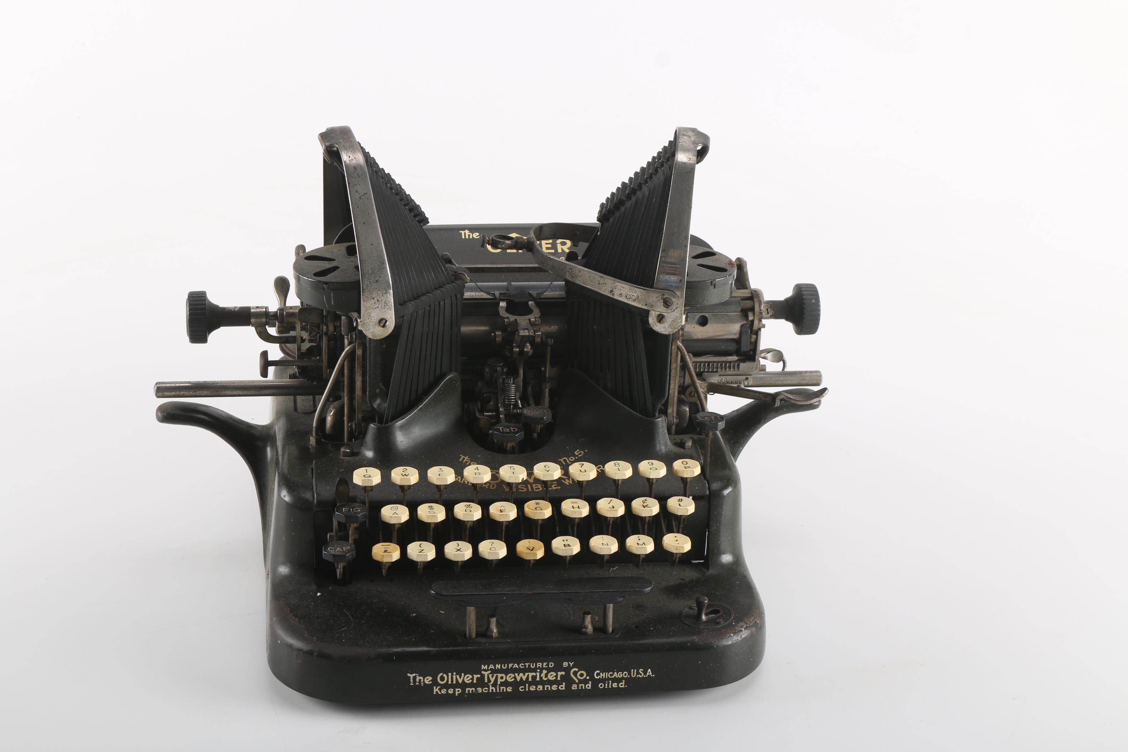 Circa 1913 No. 5 Oliver Typewriter