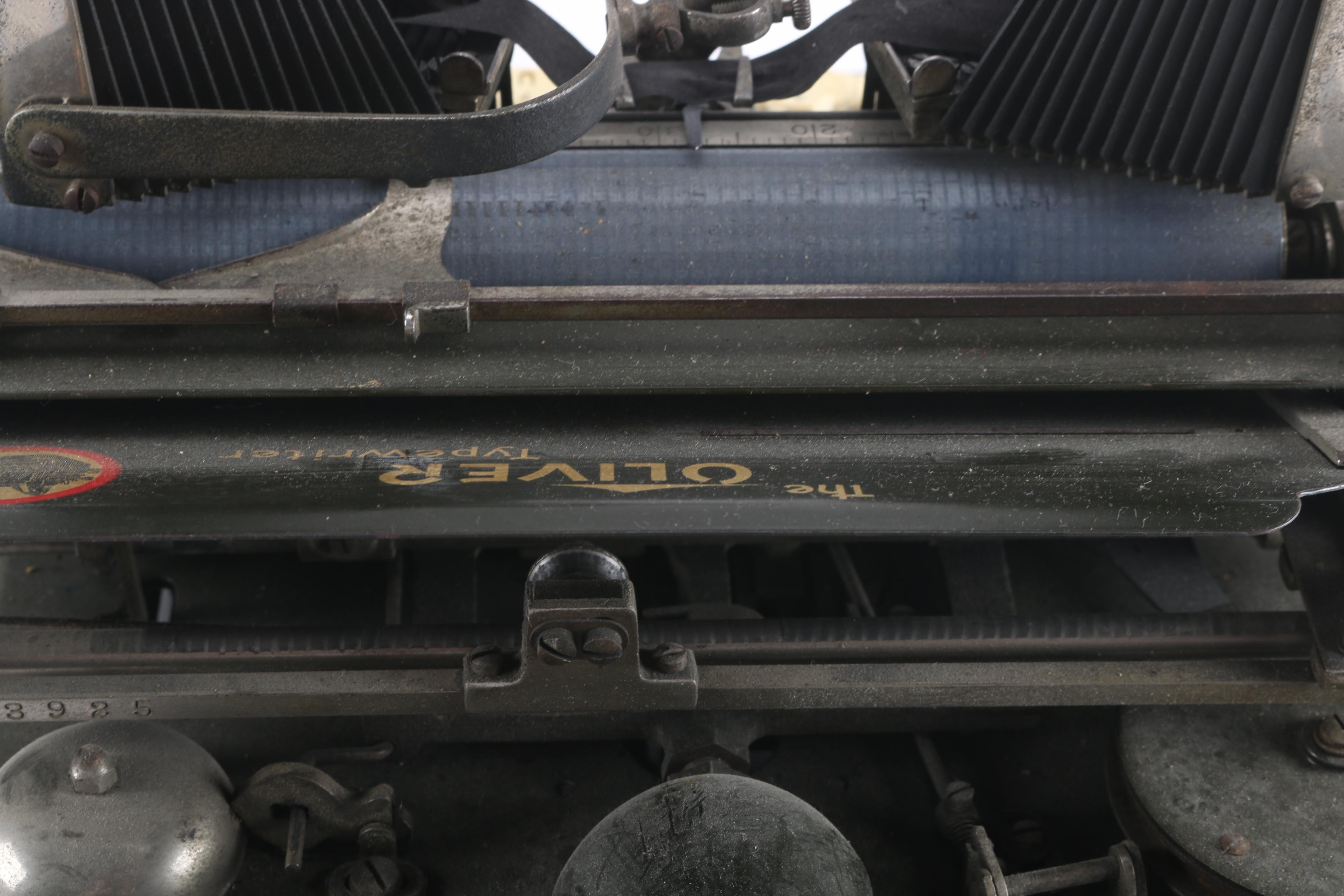 Circa 1913 No. 5 Oliver Typewriter