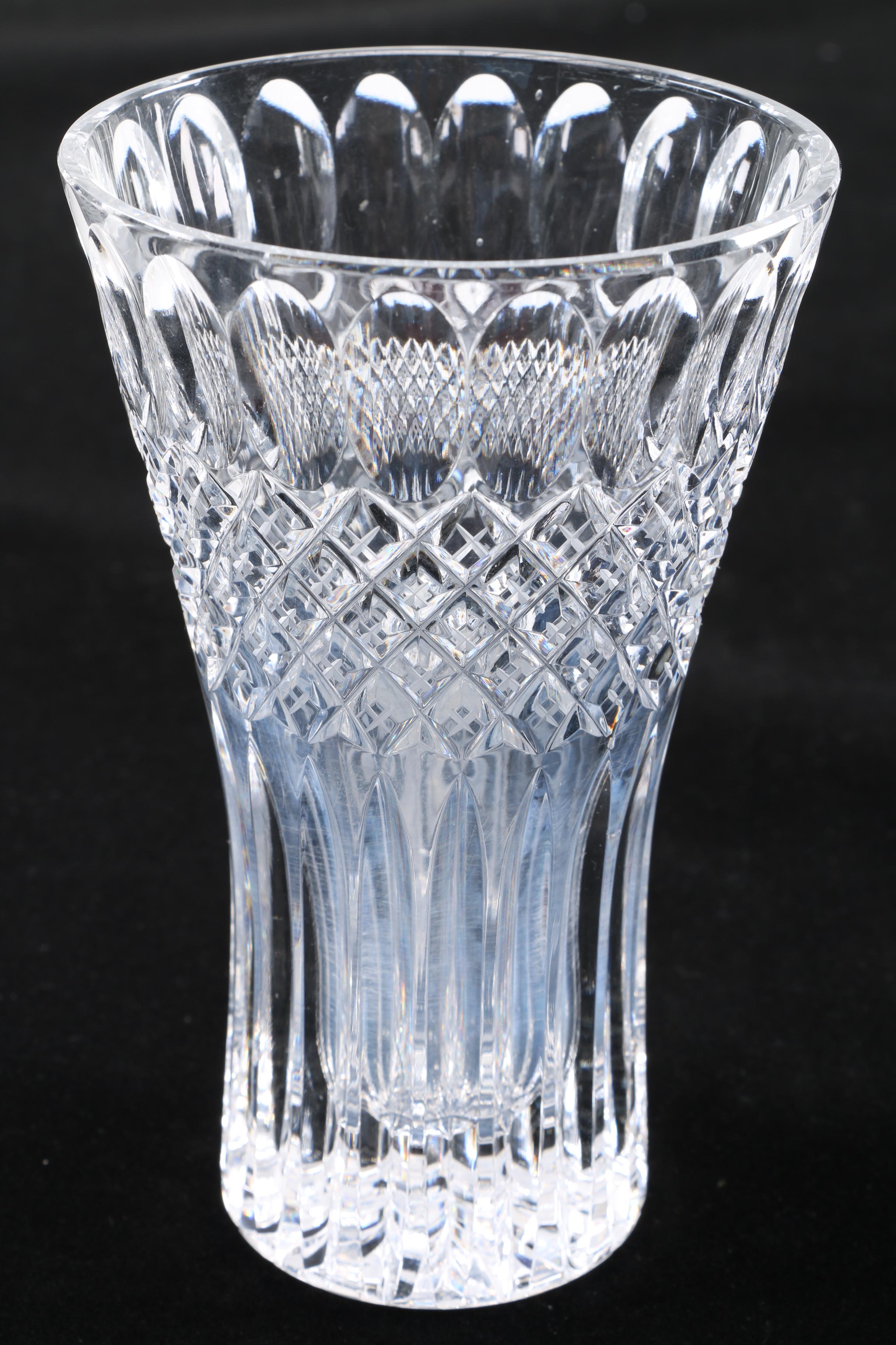 Crystal Vase and Jam Jar