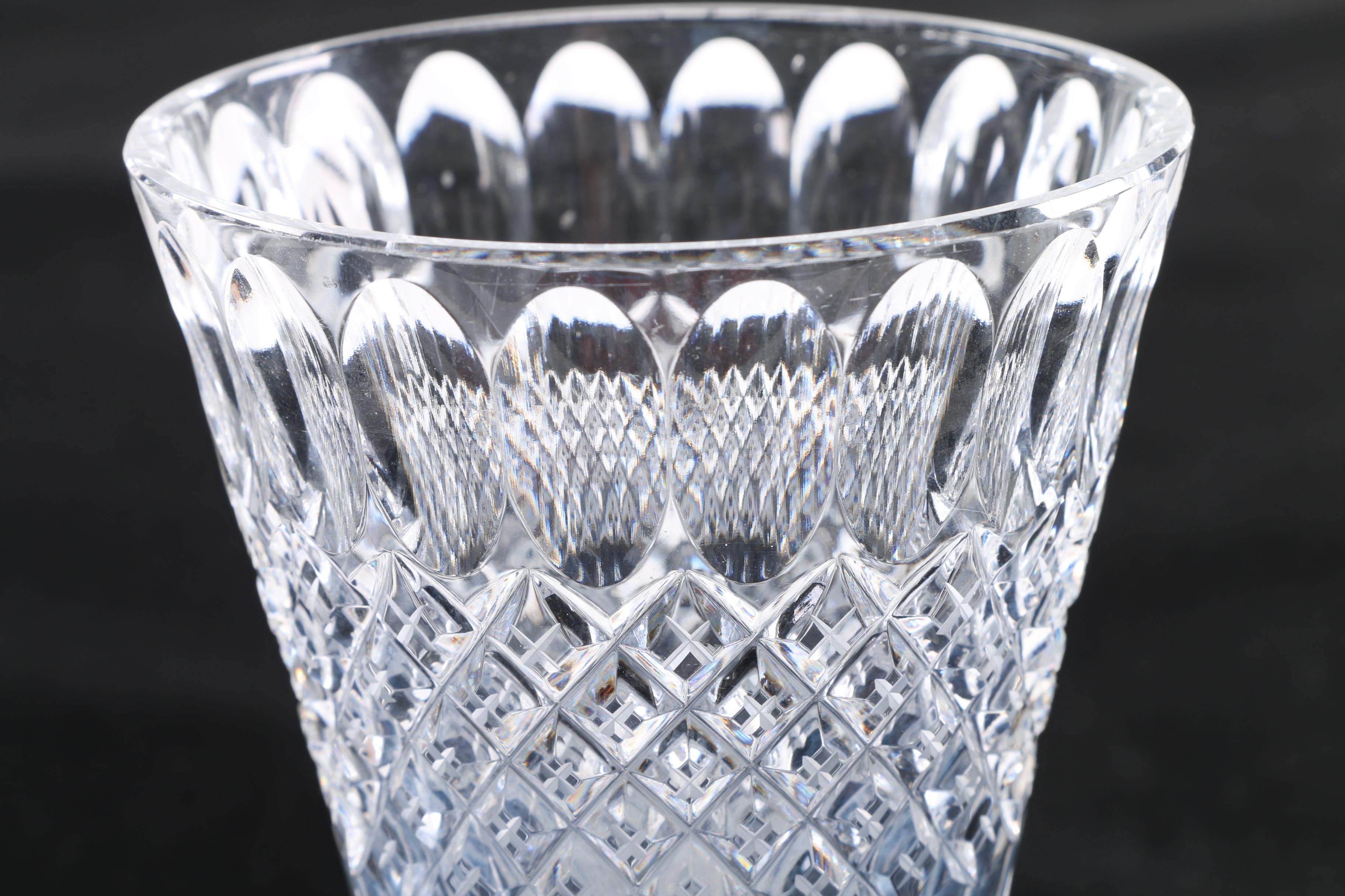 Crystal Vase and Jam Jar