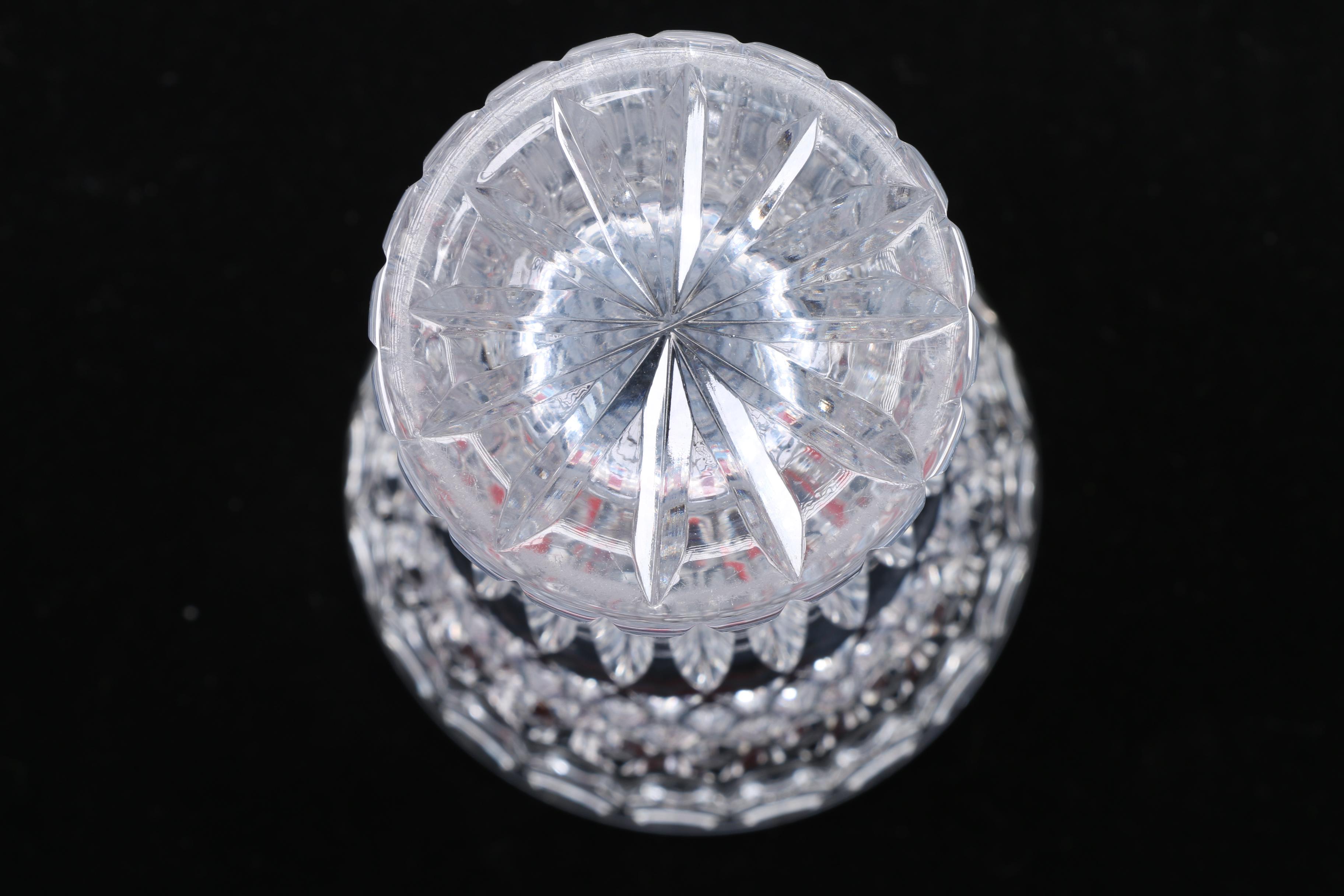 Crystal Vase and Jam Jar