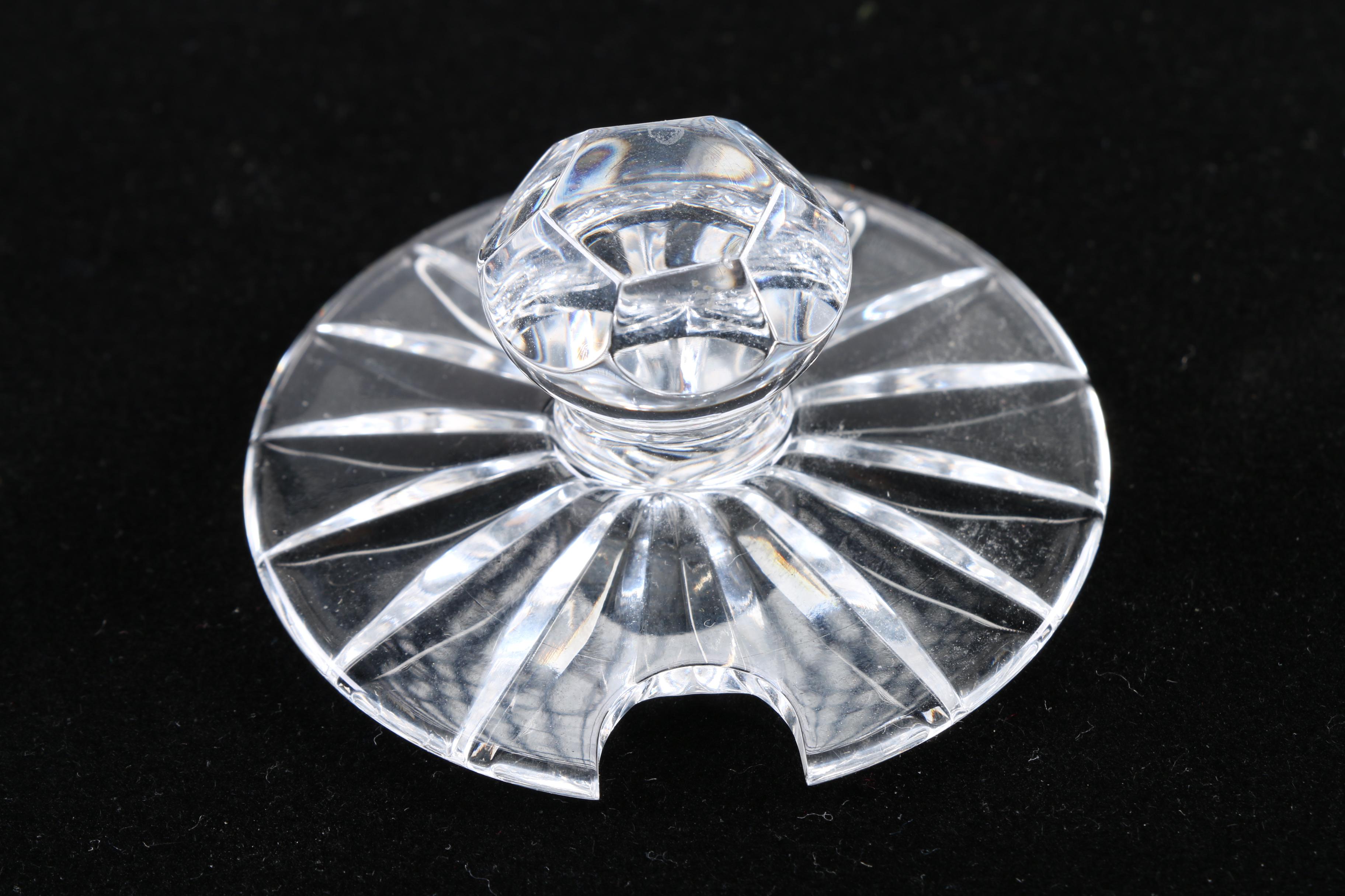 Crystal Vase and Jam Jar