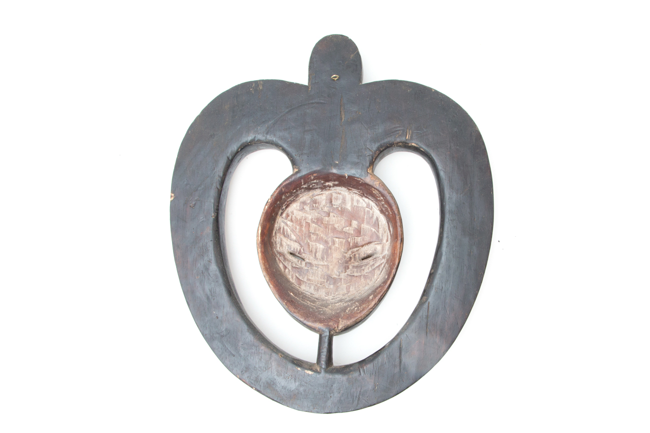 Three Hand Carved Wooden Tribal Masks