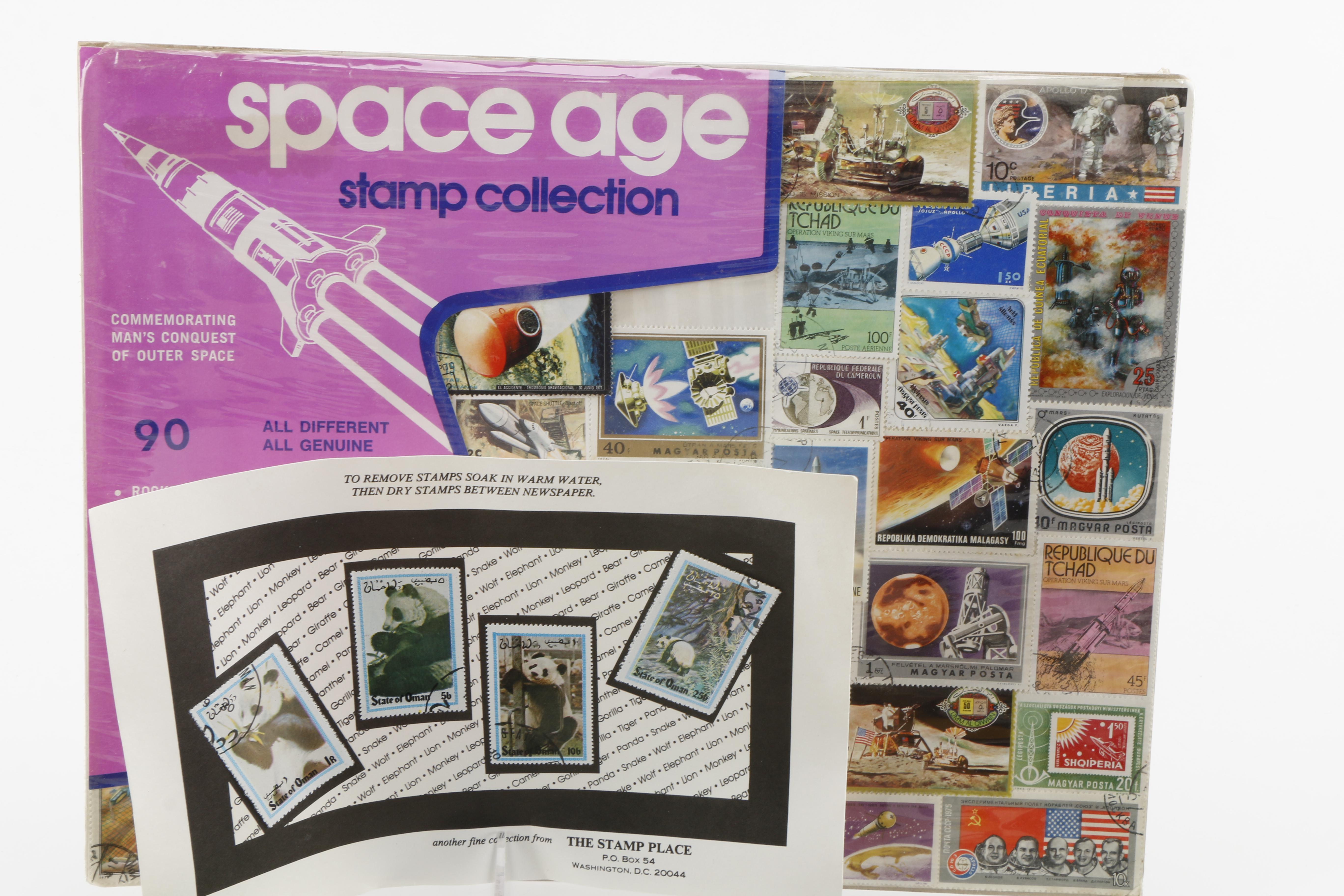 Large Assortment of Domestic and Foreign Stamps