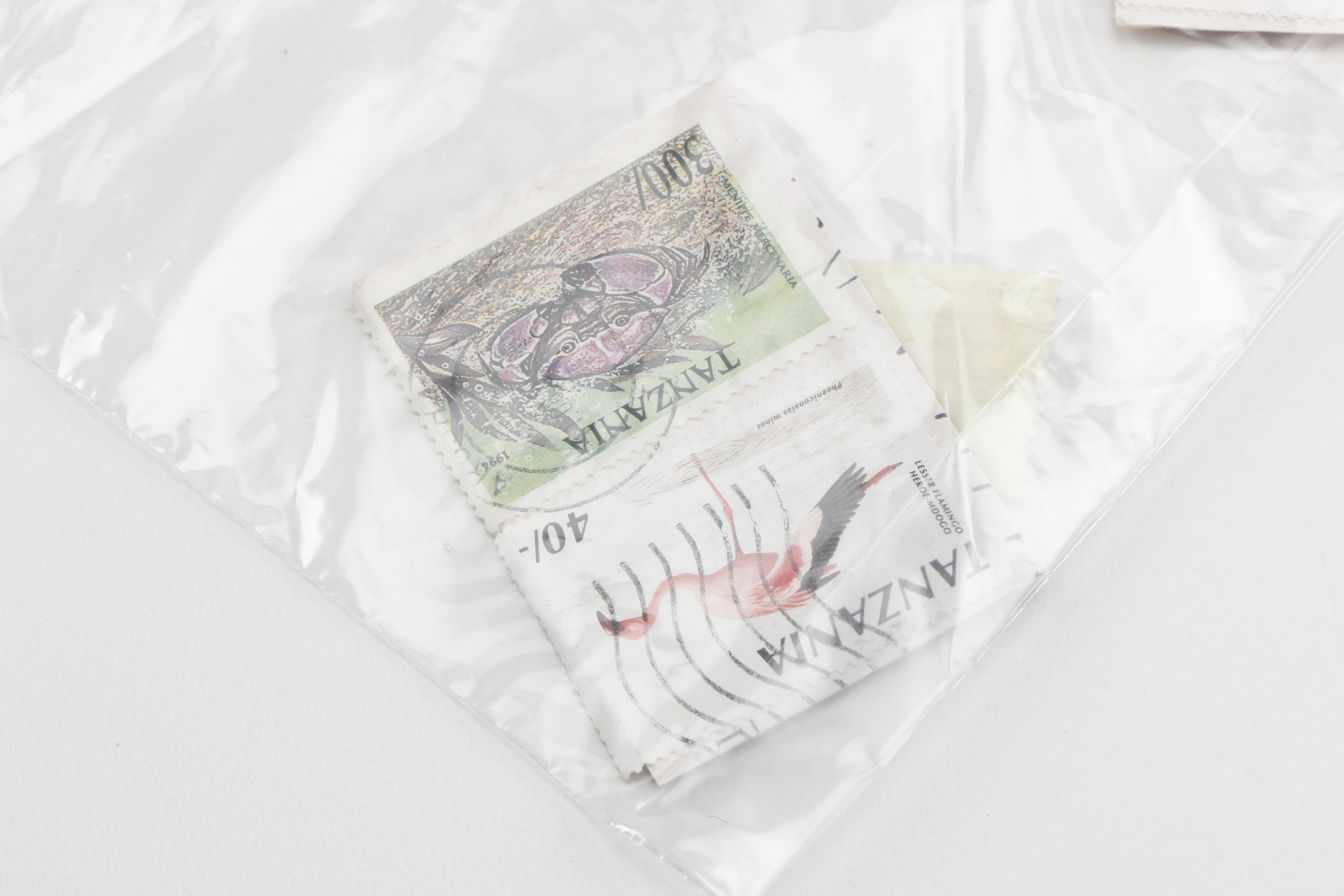 Large Assortment of Domestic and Foreign Stamps