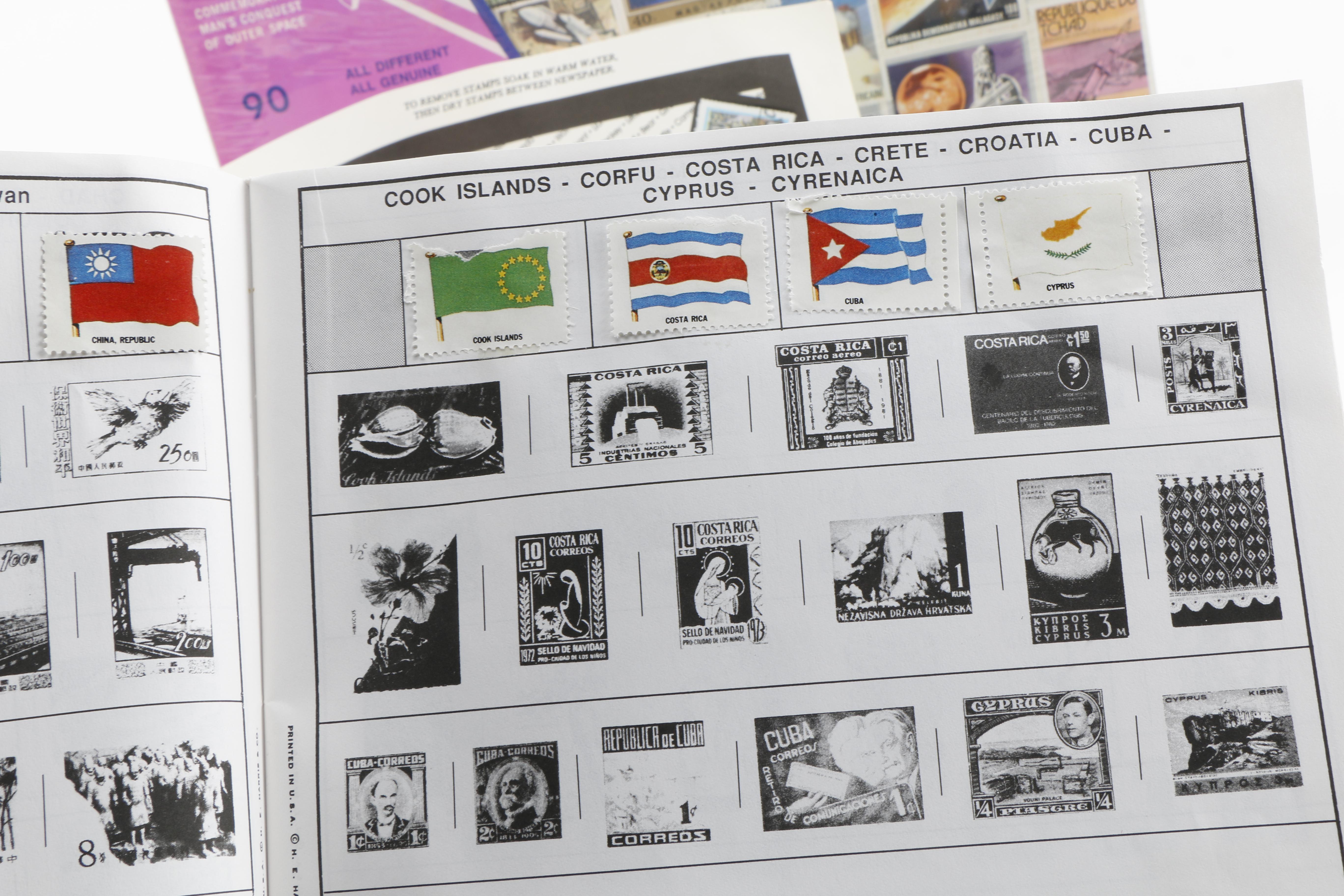 Large Assortment of Domestic and Foreign Stamps