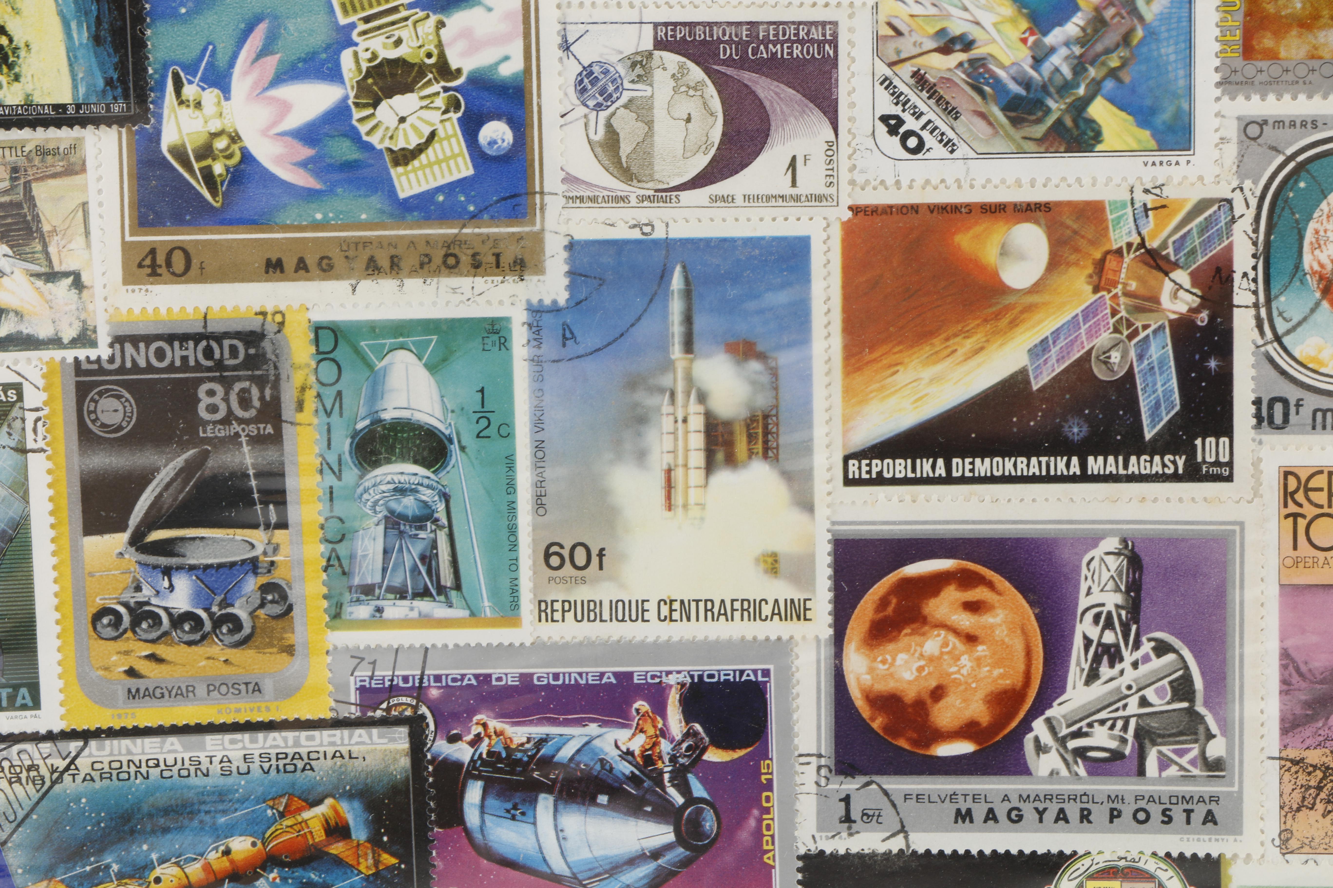 Large Assortment of Domestic and Foreign Stamps