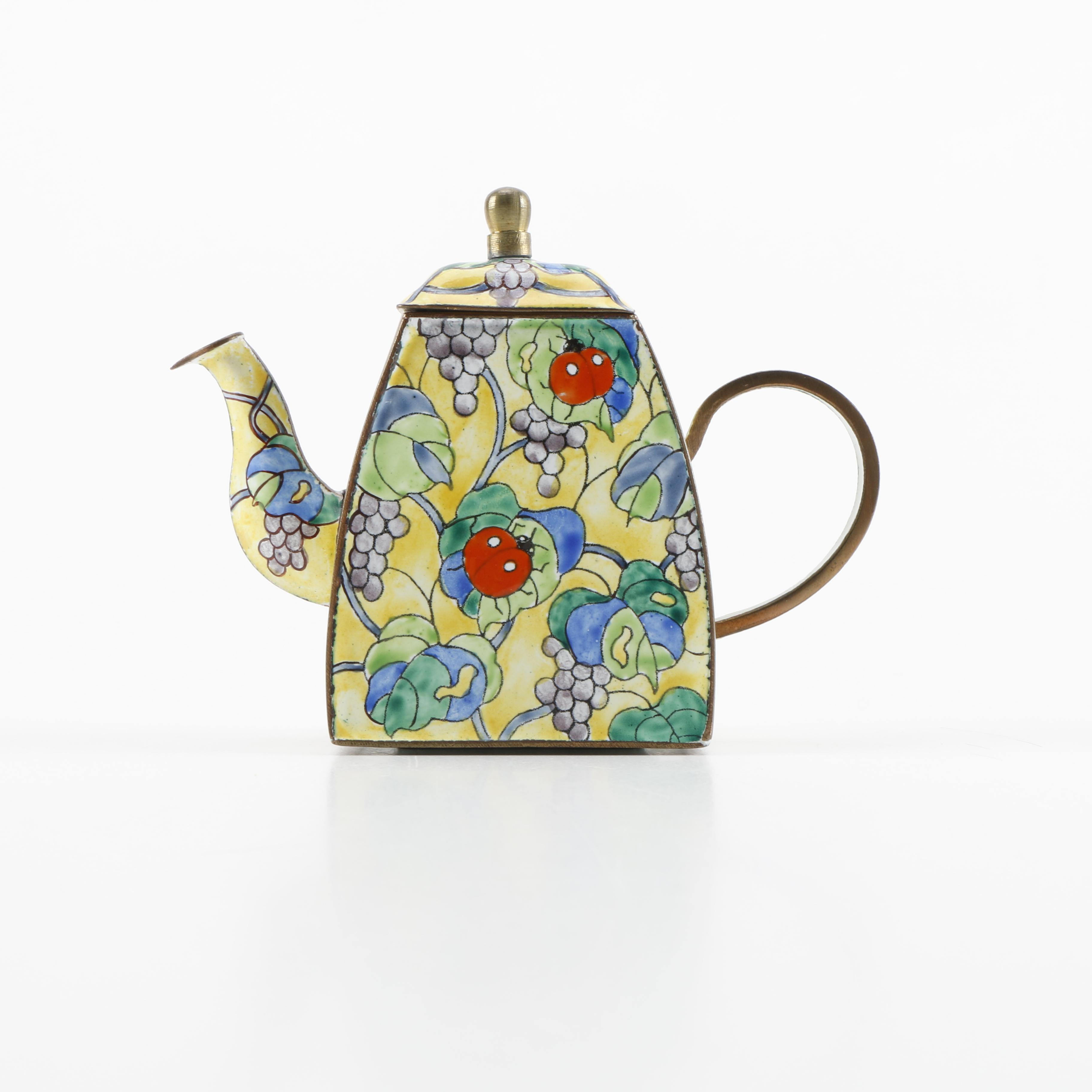 Metal Teapot Decor Including Empress Arts LTD.