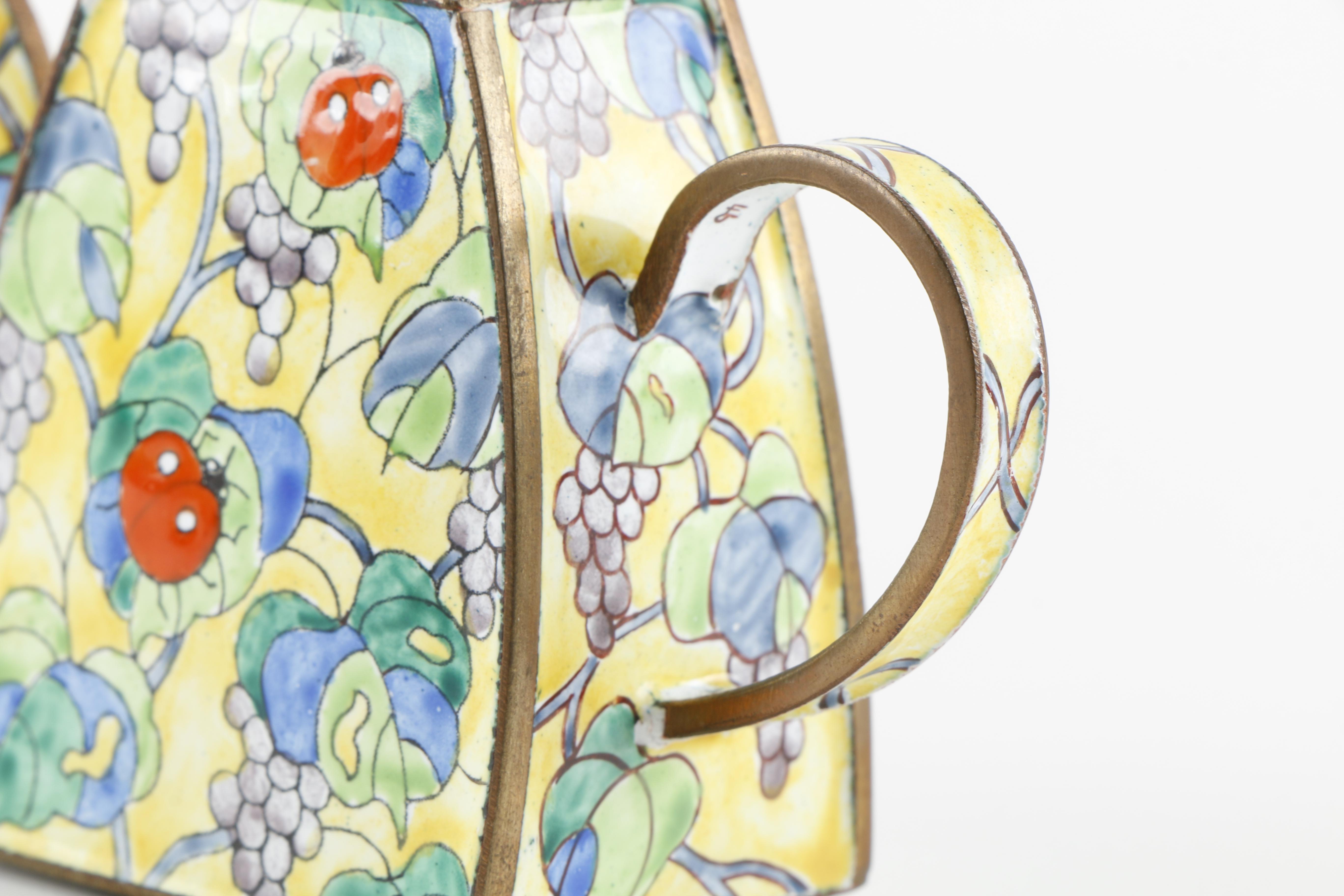 Metal Teapot Decor Including Empress Arts LTD.