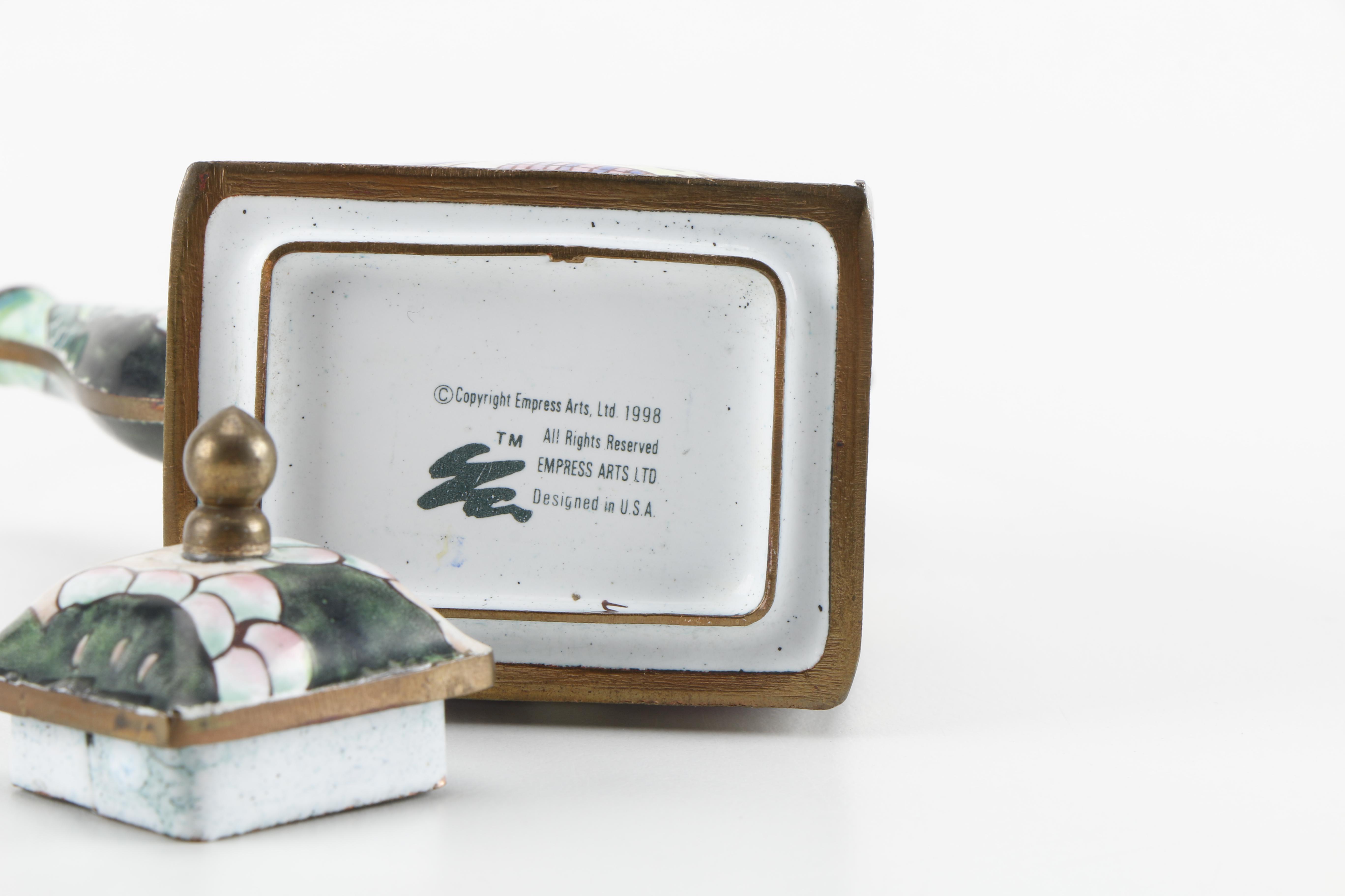 Metal Teapot Decor Including Empress Arts LTD.