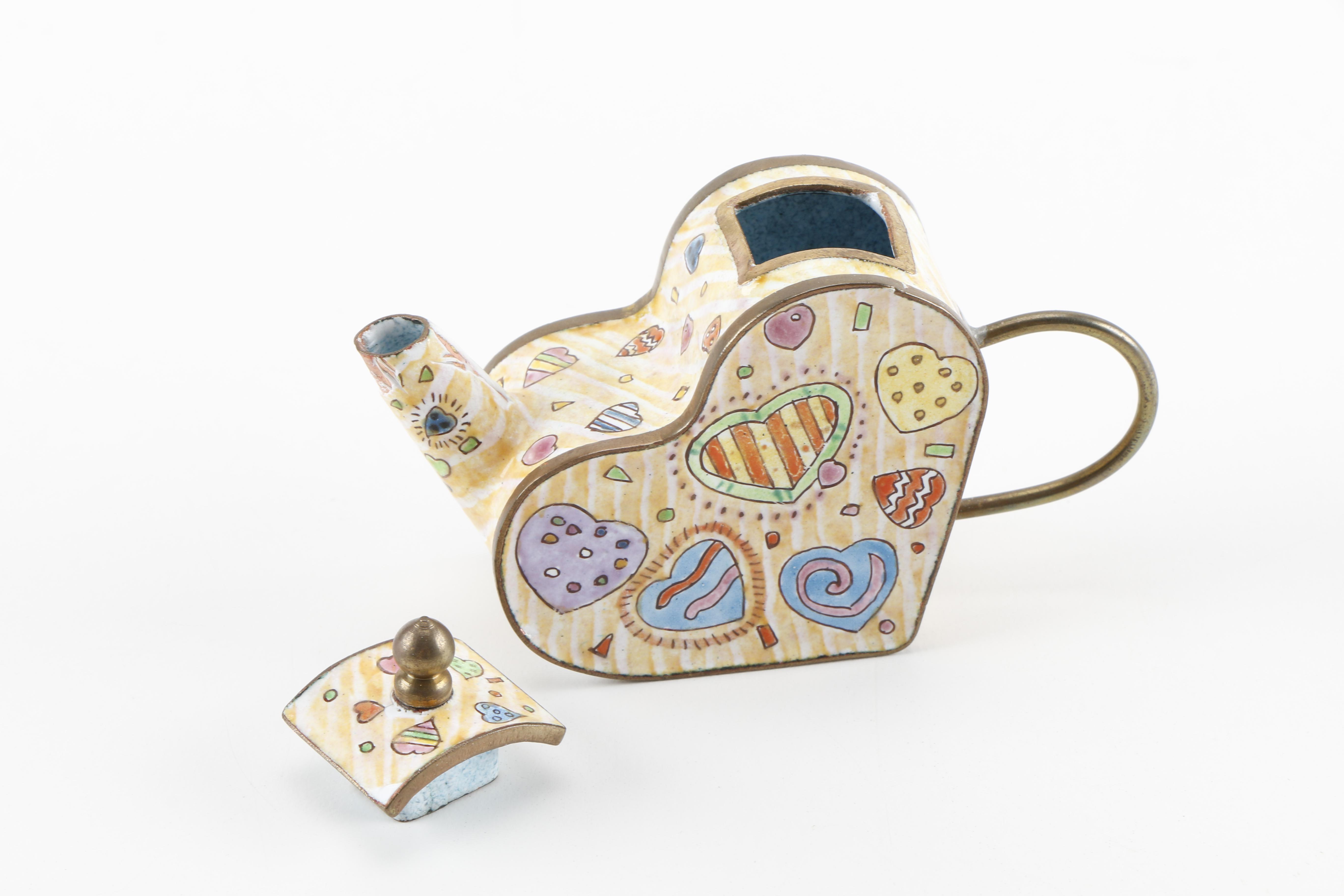 Metal Teapot Decor Including Empress Arts LTD.