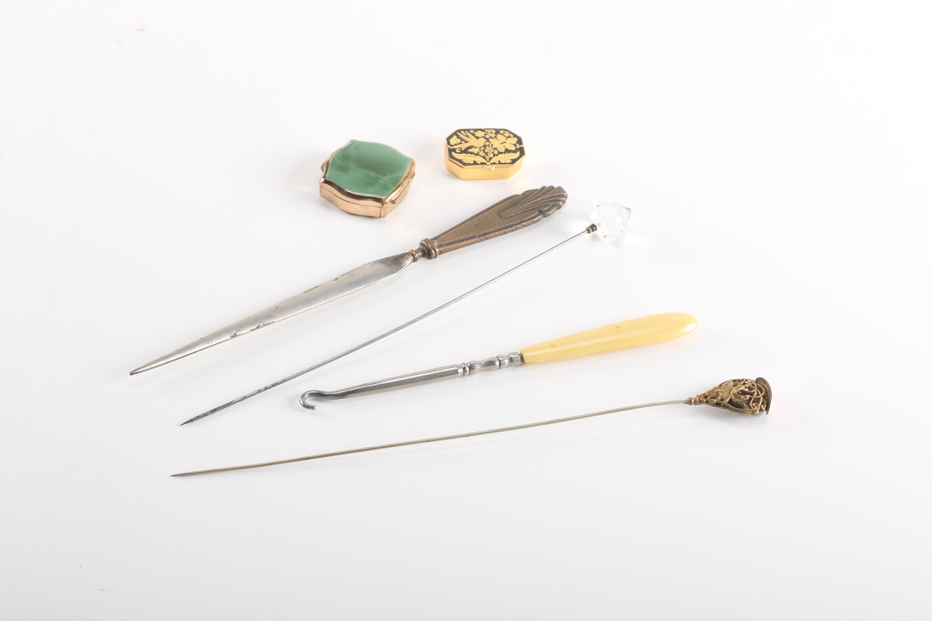 Vanity Accessories With Office Supplies