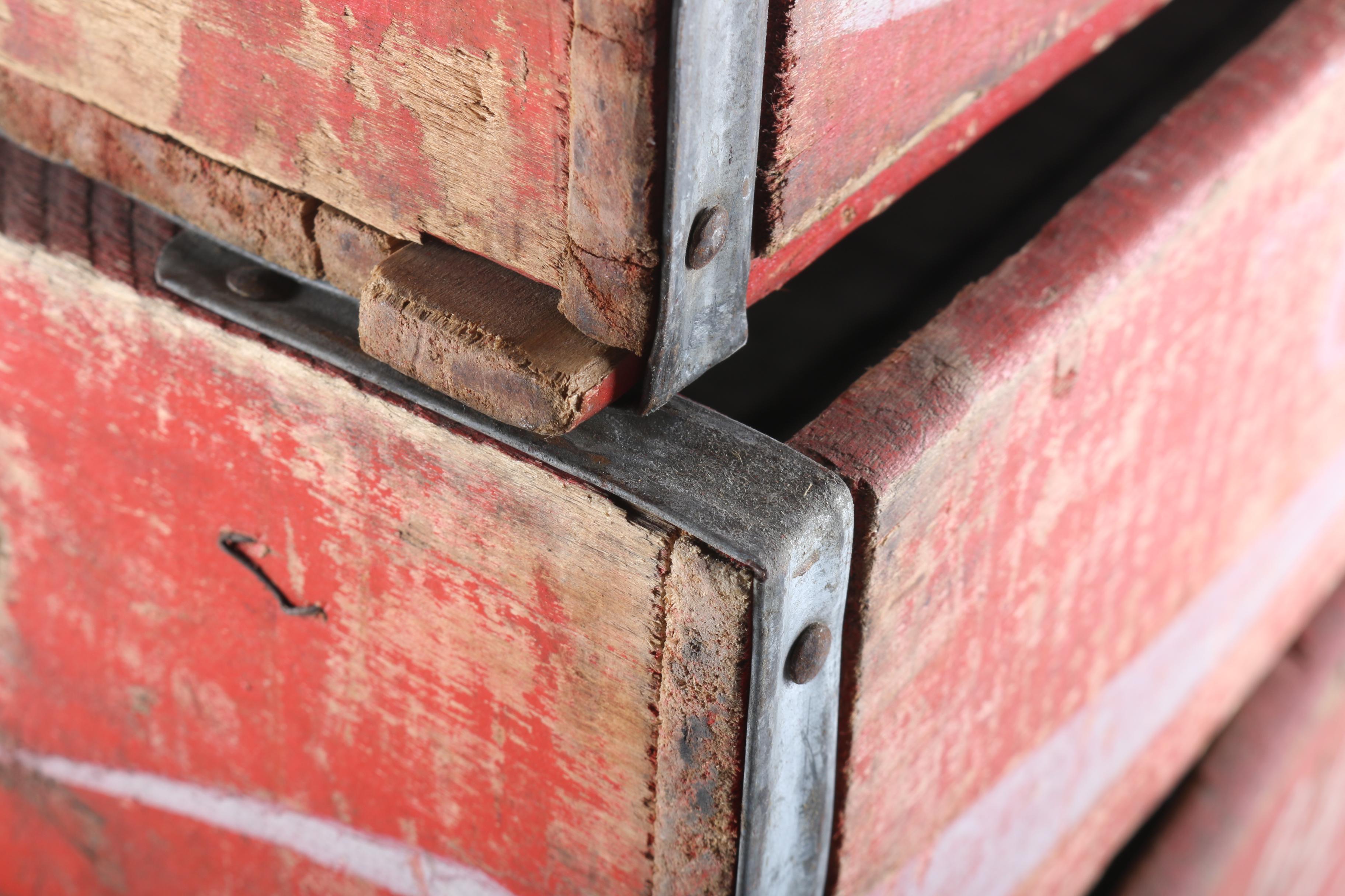 Four Vintage Coca-Cola Crates