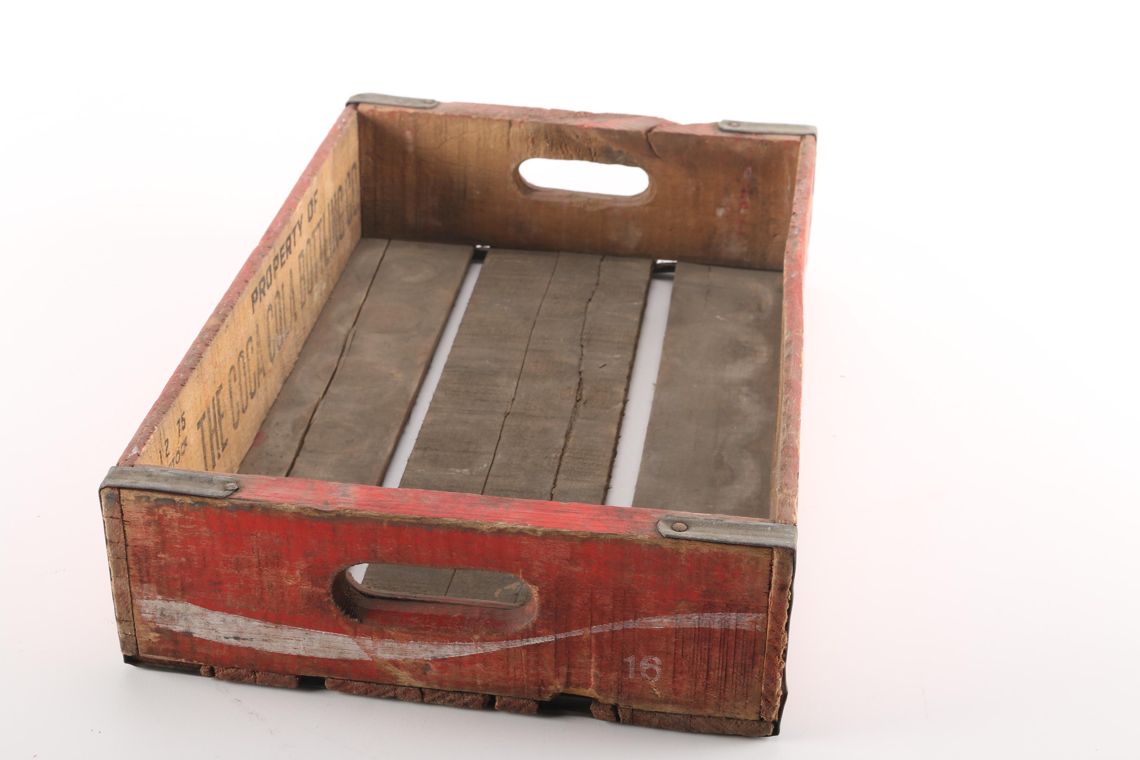 Four Vintage Coca-Cola Crates