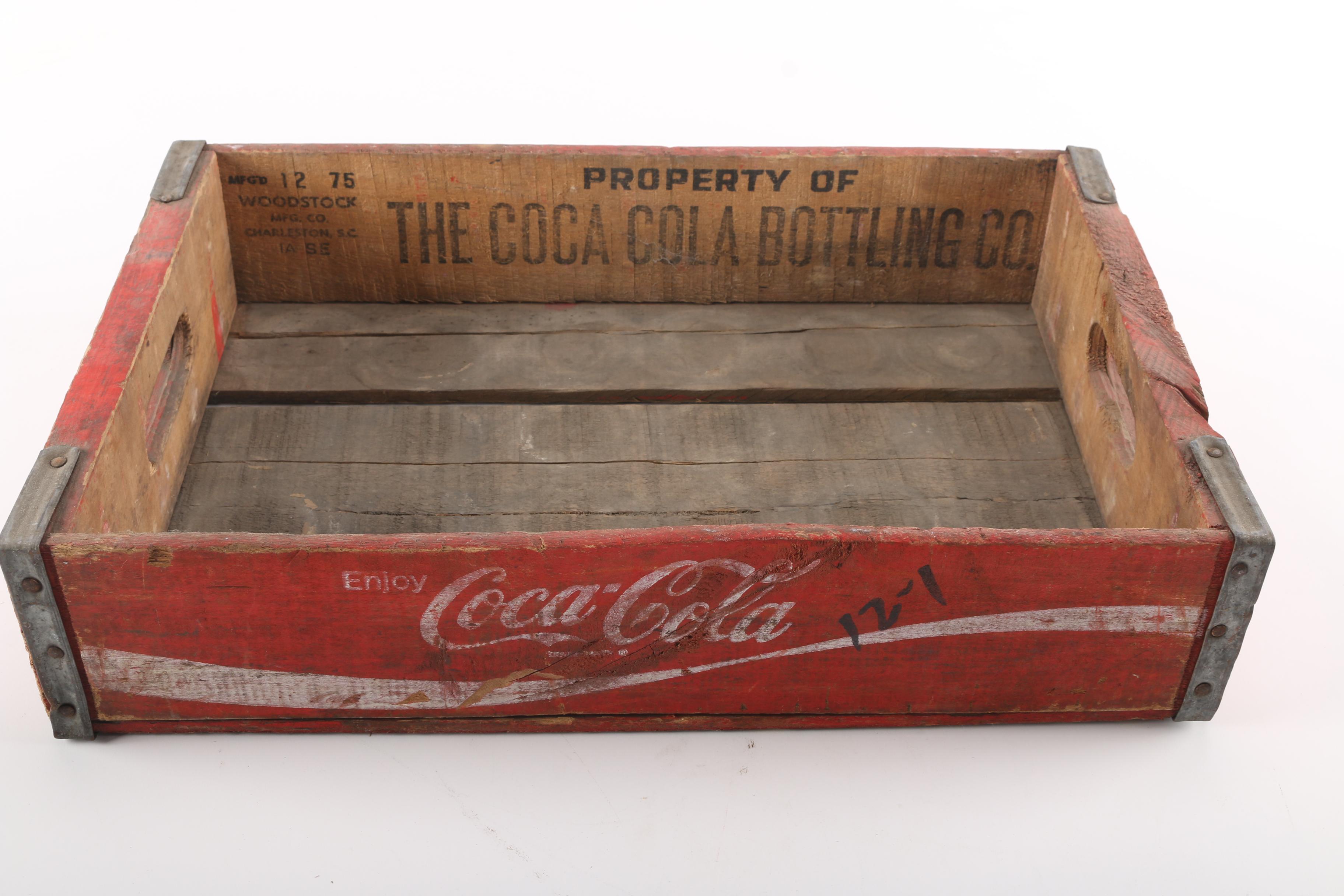 Four Vintage Coca-Cola Crates