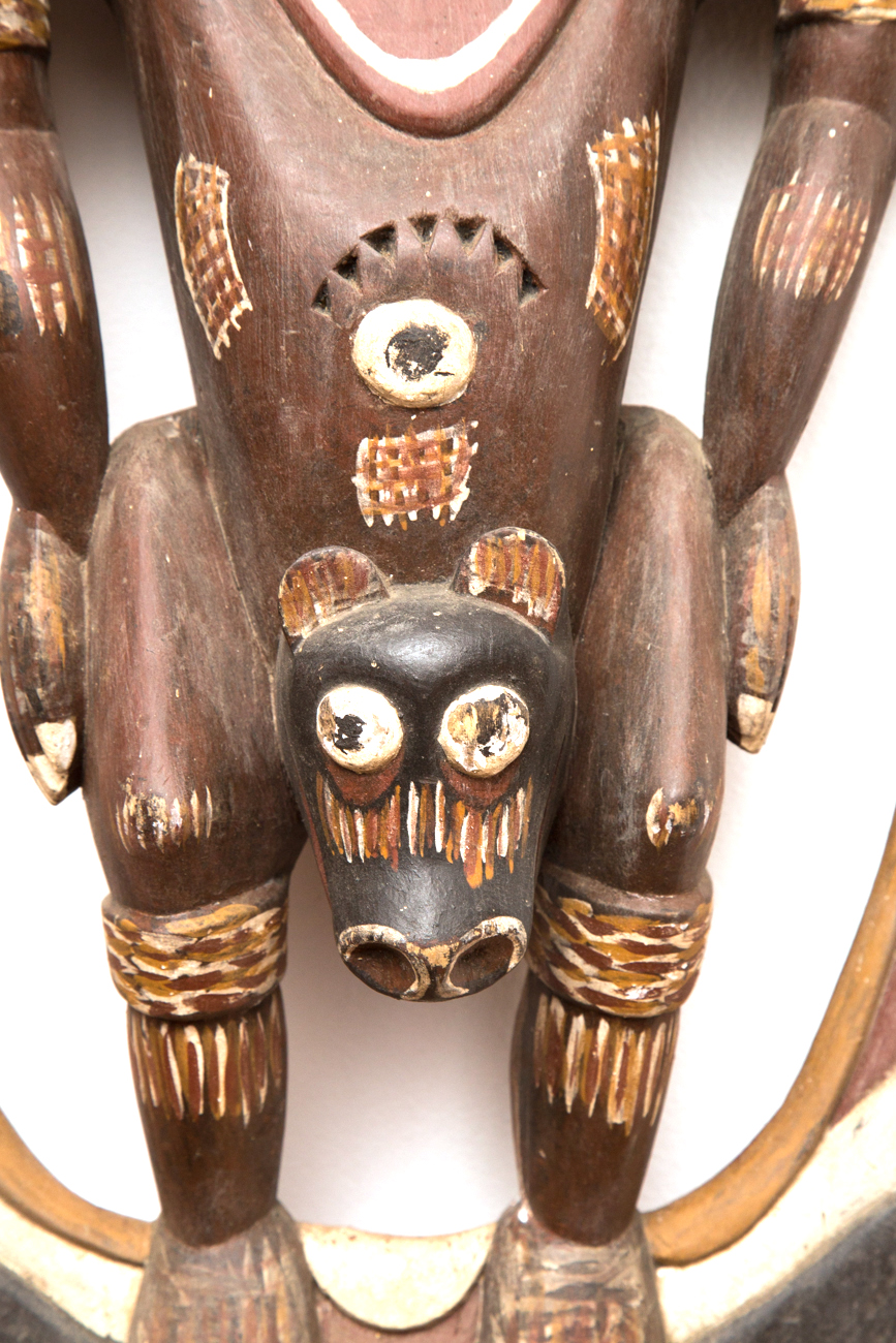 Very Large African Inspired Wooden Mask