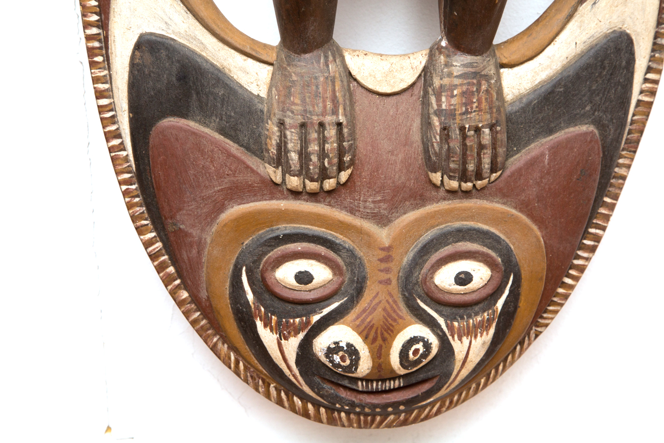 Very Large African Inspired Wooden Mask