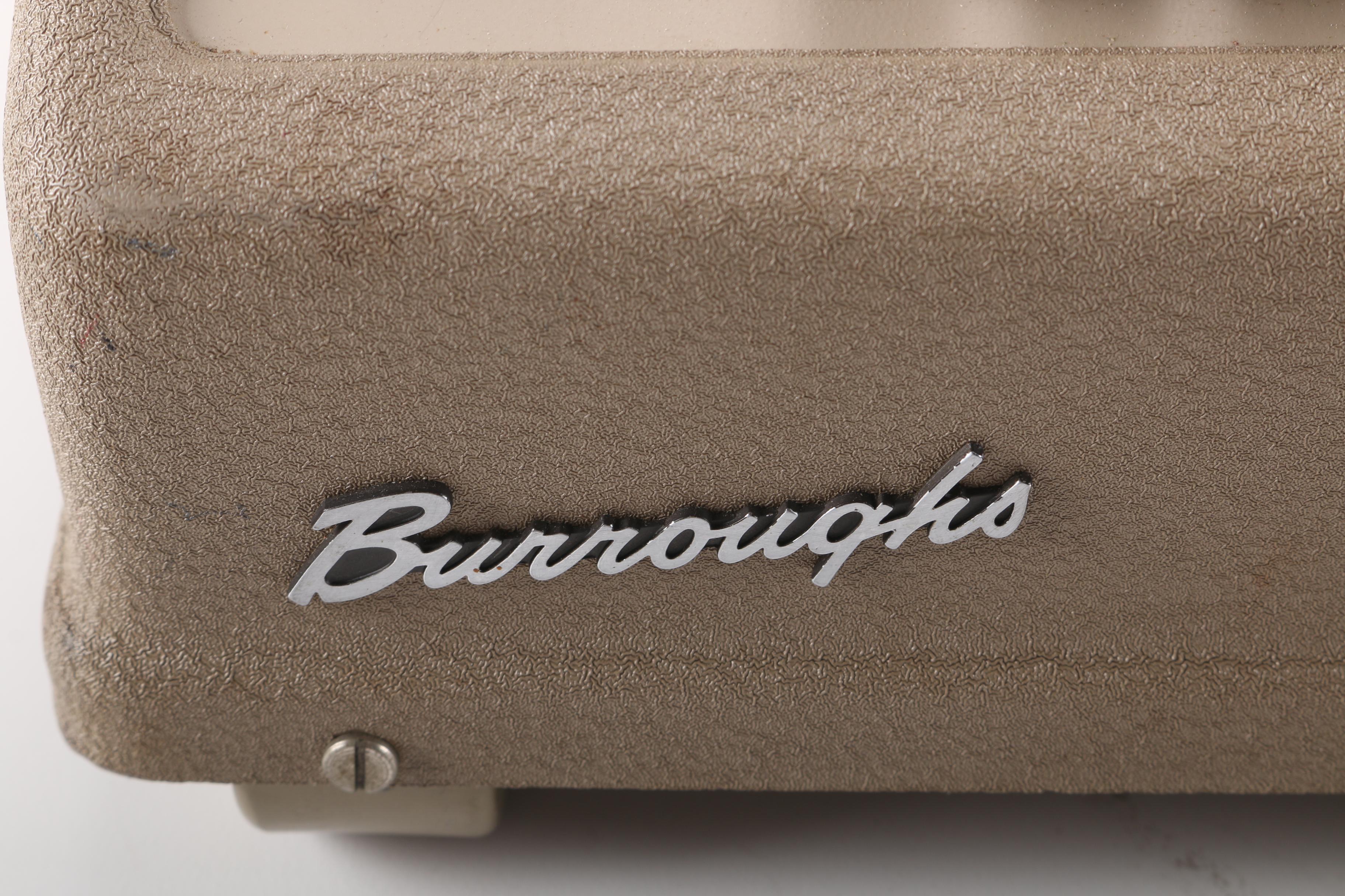 Burroughs Corporation Adding Machine