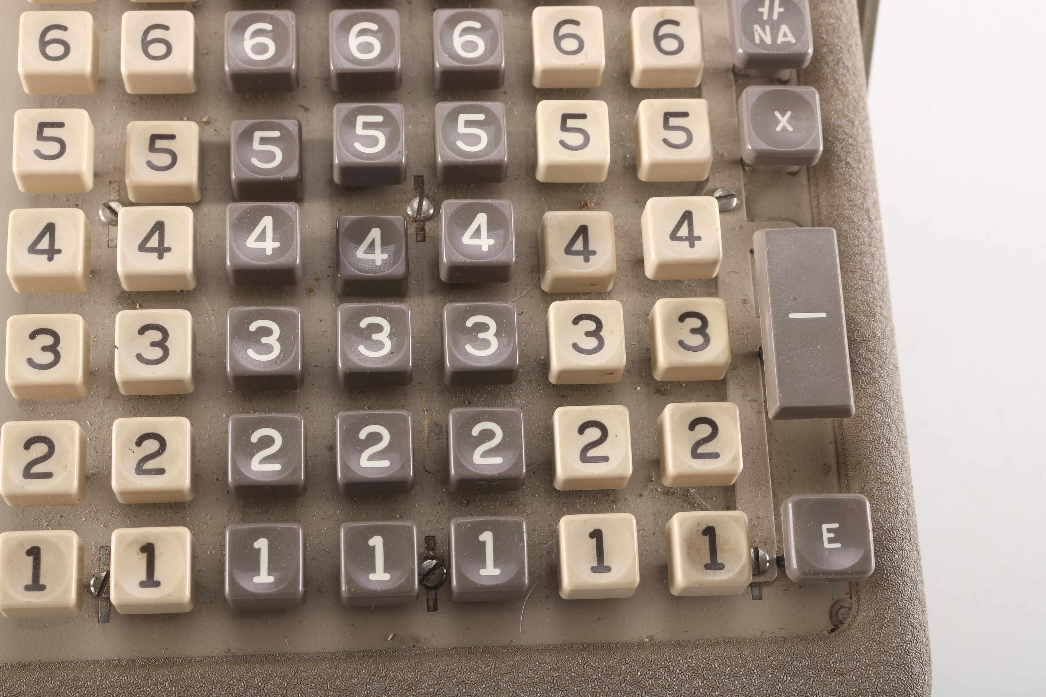 Burroughs Corporation Adding Machine