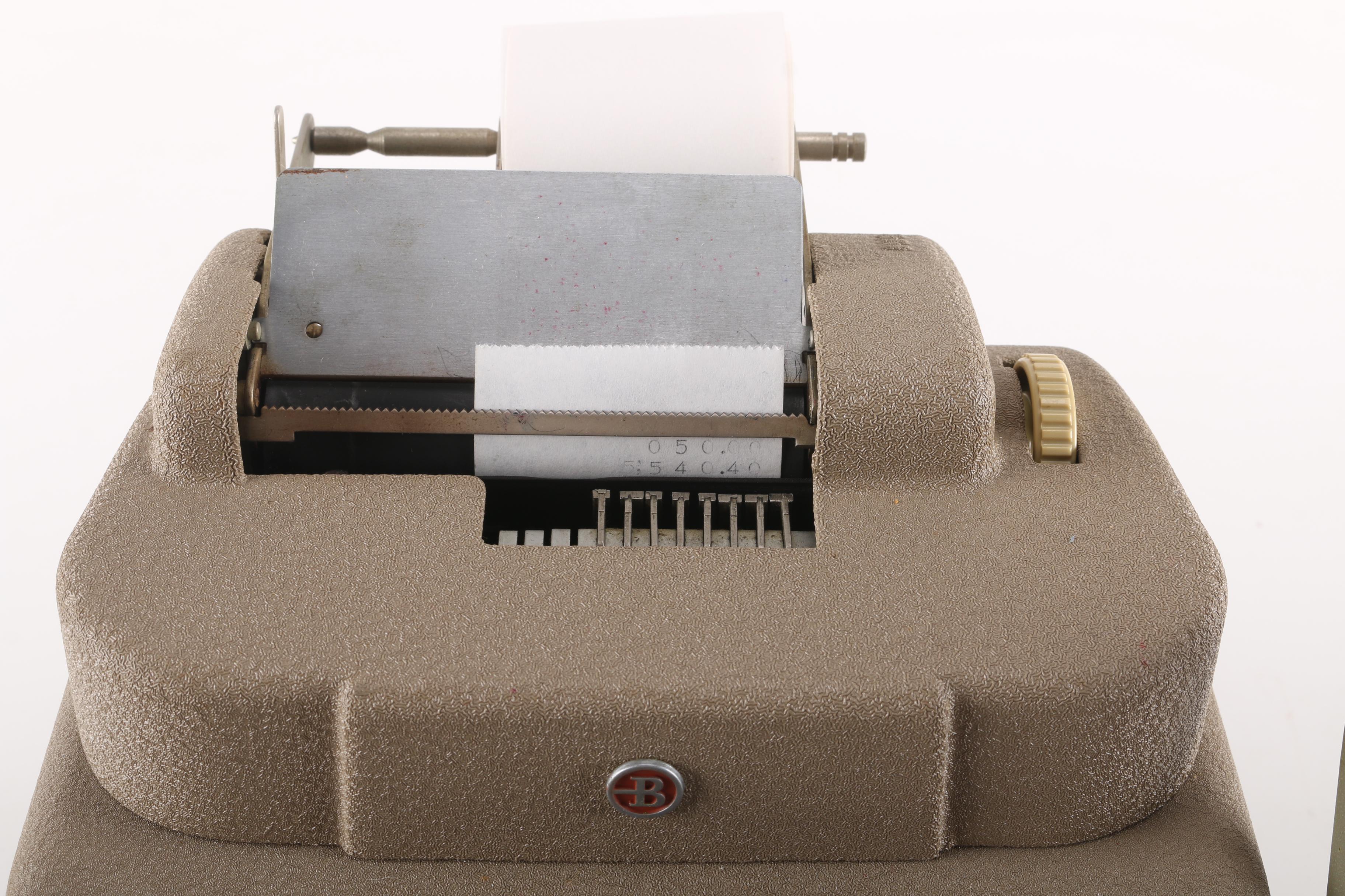 Burroughs Corporation Adding Machine