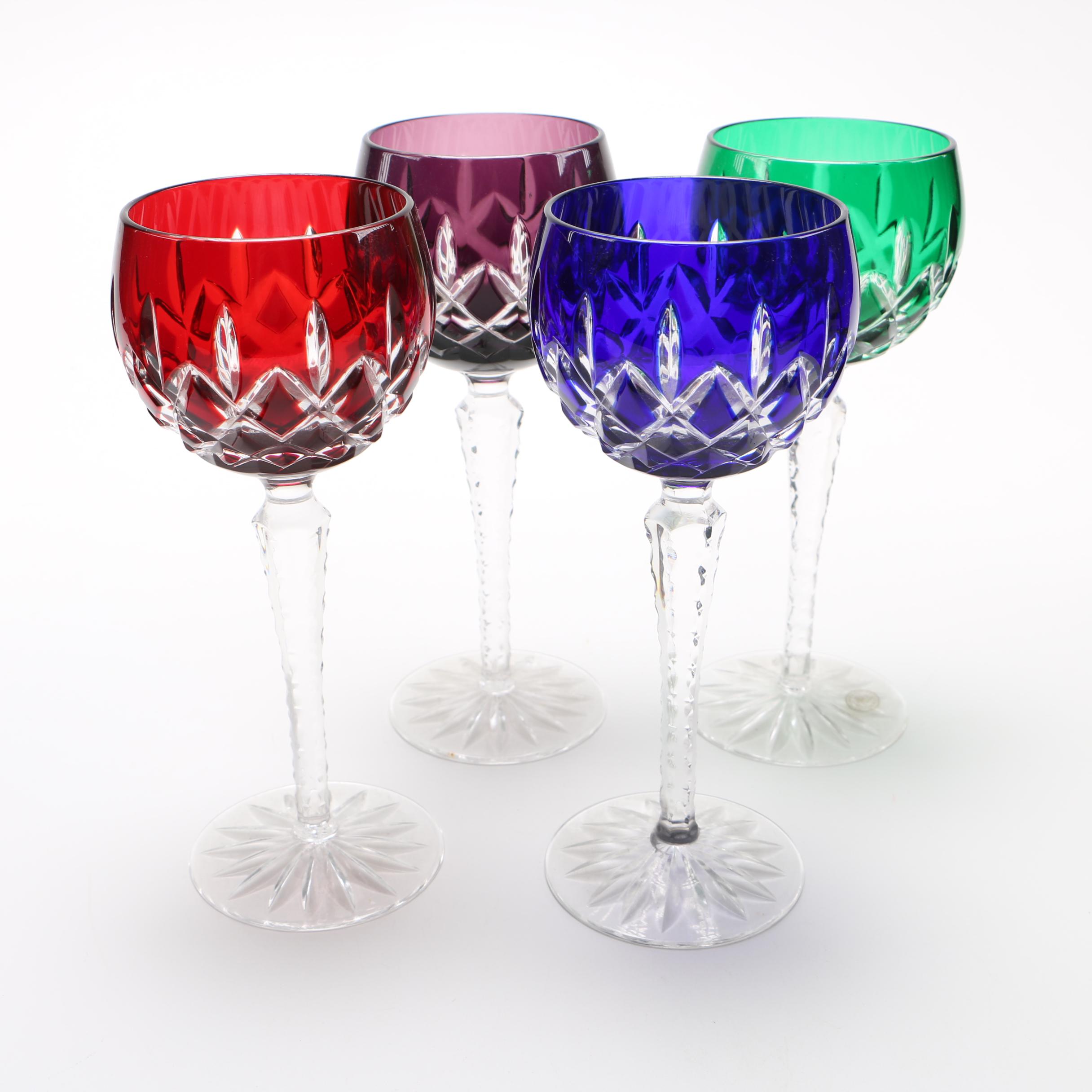 Ajka Lead Crystal "Arabella" Hock Wine Glasses