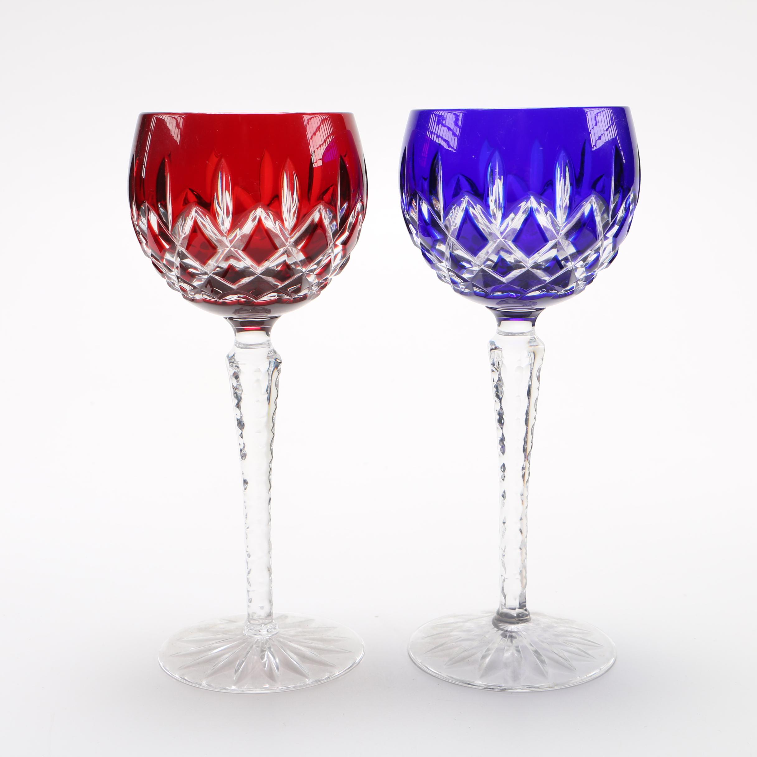 Ajka Lead Crystal "Arabella" Hock Wine Glasses