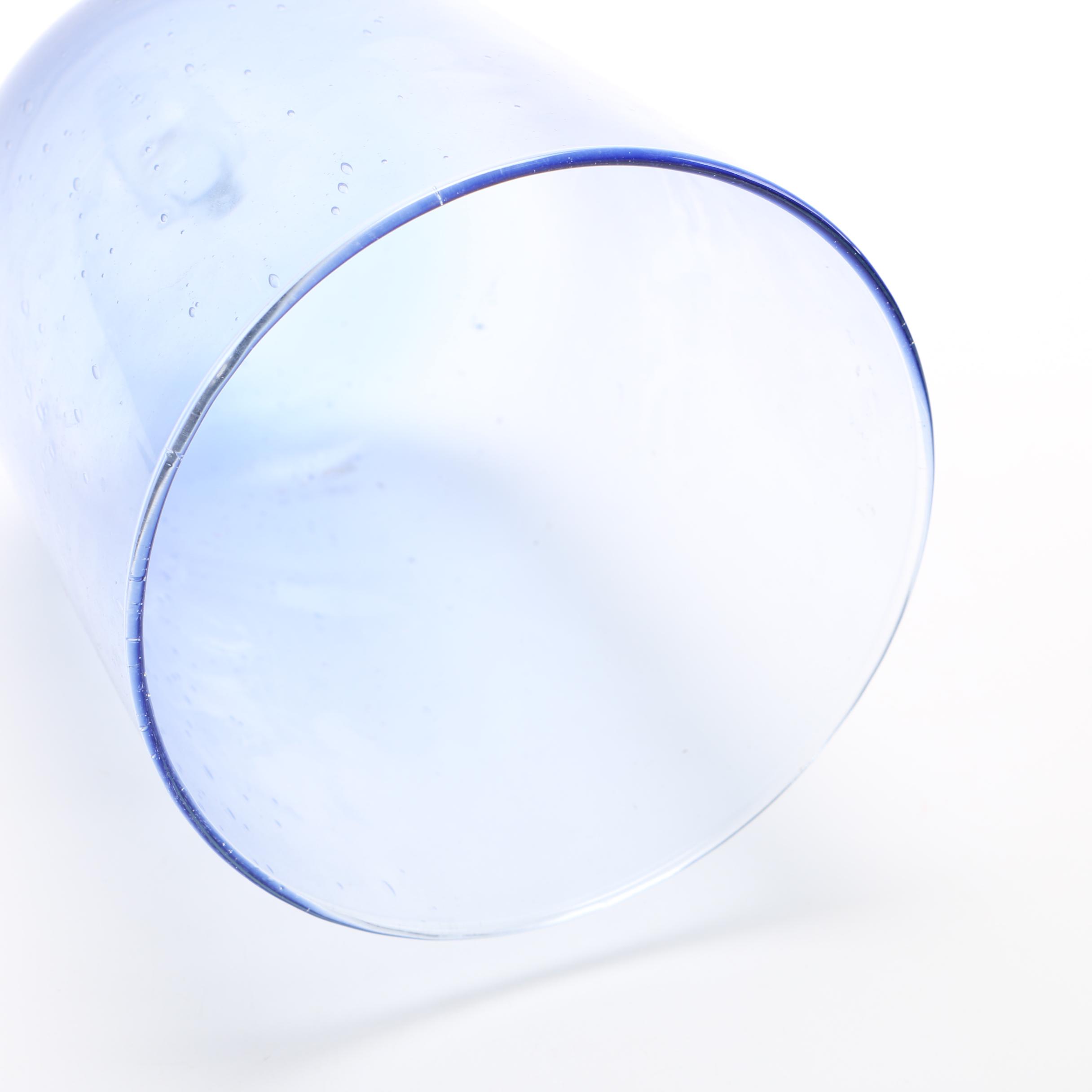Blue Glass Dome Lid
