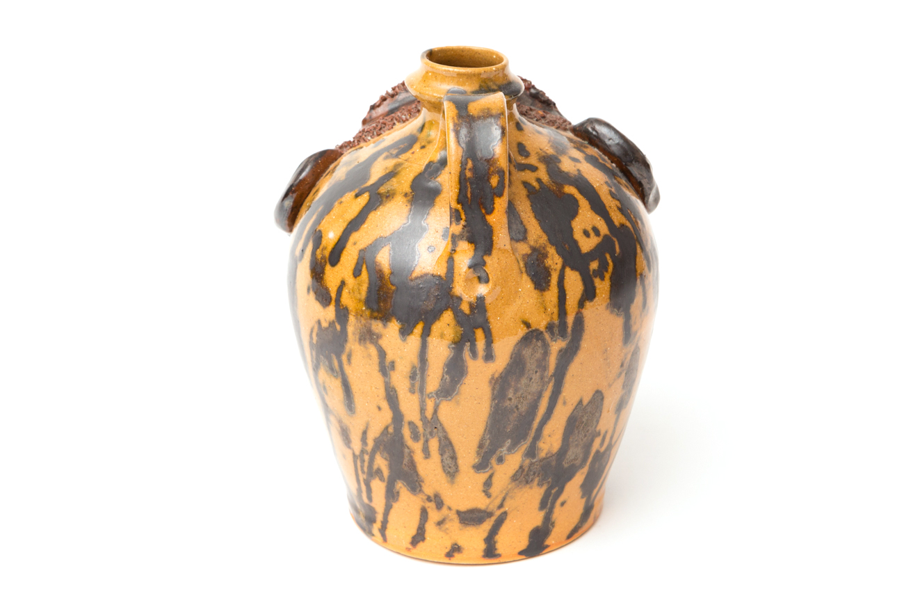 Hand Crafted Stoneware Face Jug By Billy Ray Hussey