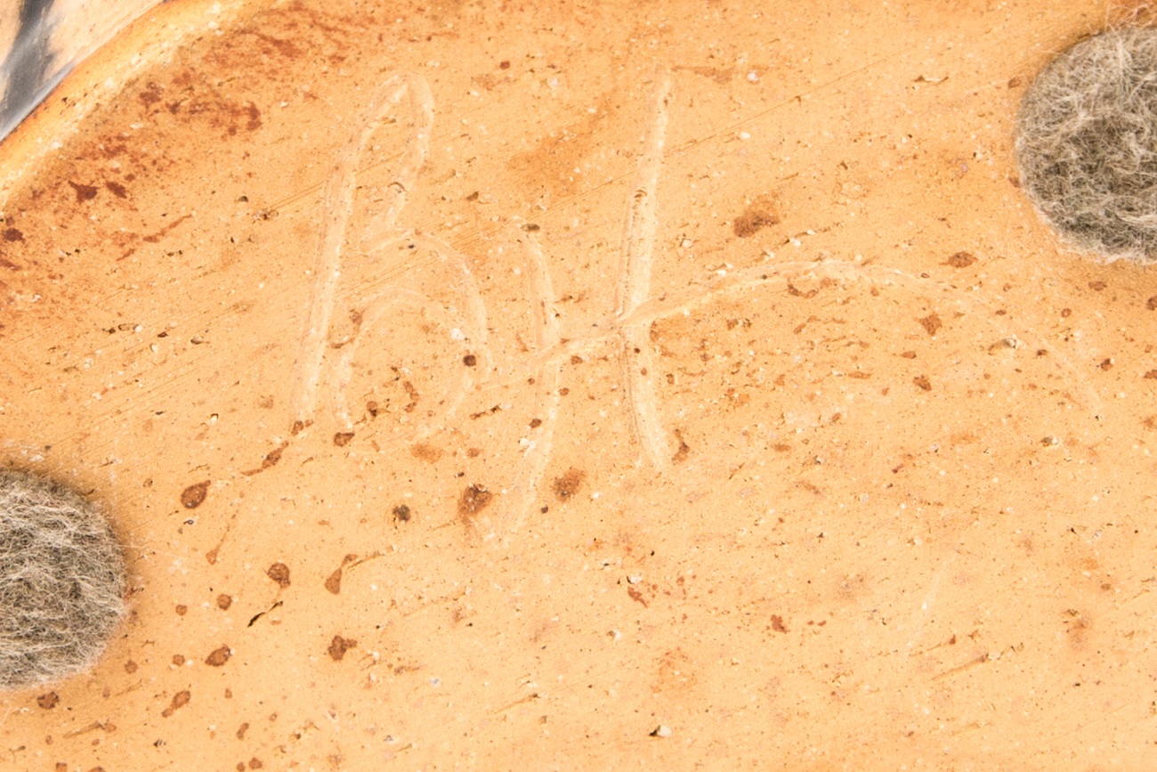 Hand Crafted Stoneware Face Jug By Billy Ray Hussey