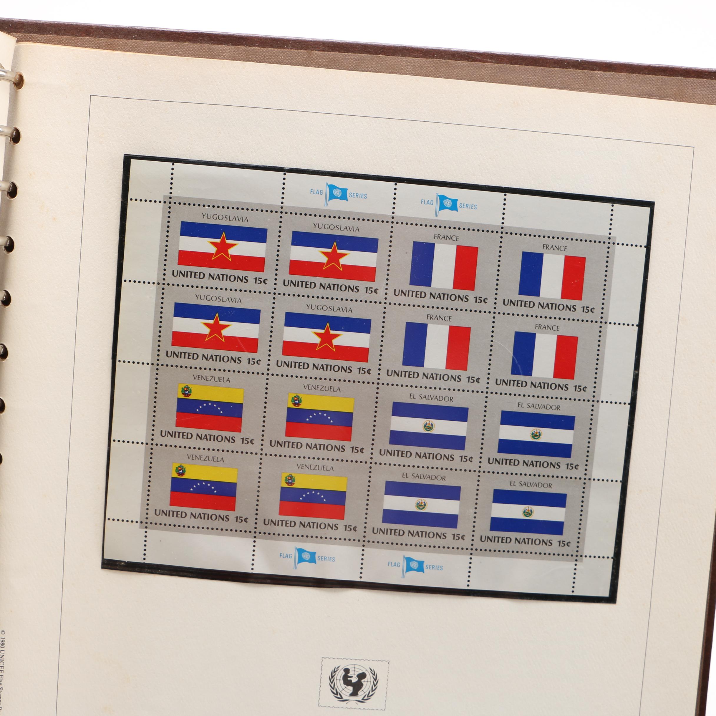 UNICEF Stamp Program Albums