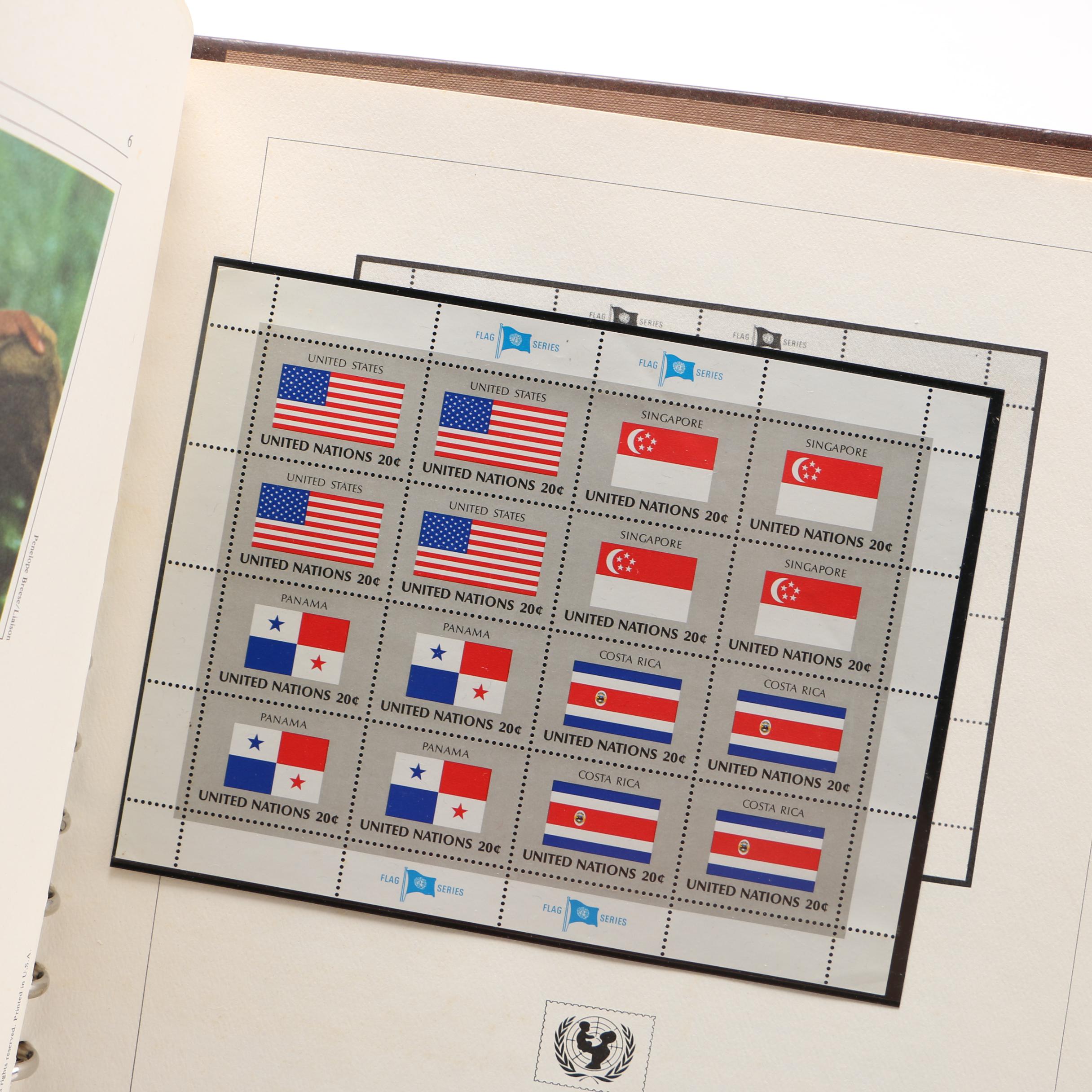 UNICEF Stamp Program Albums