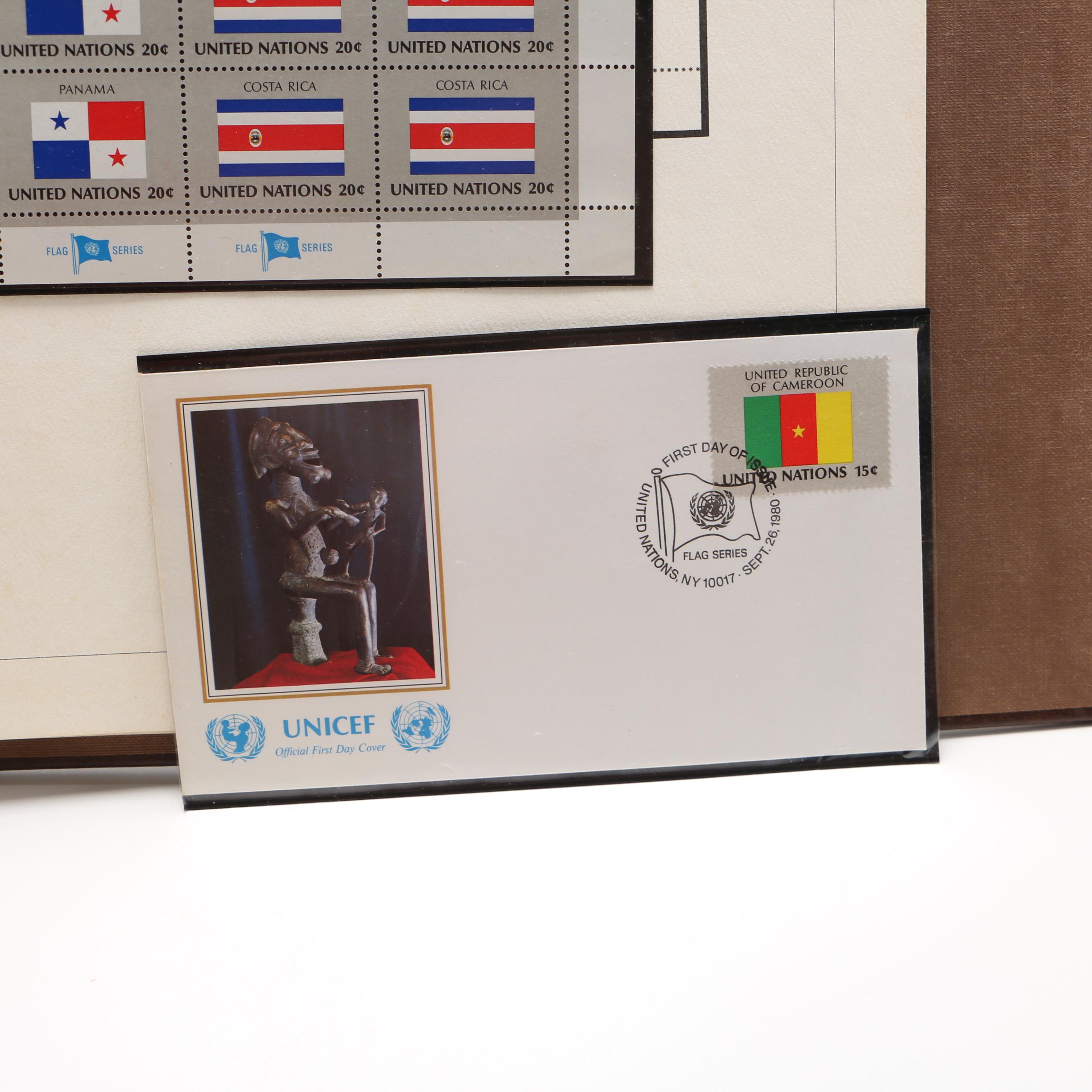 UNICEF Stamp Program Albums