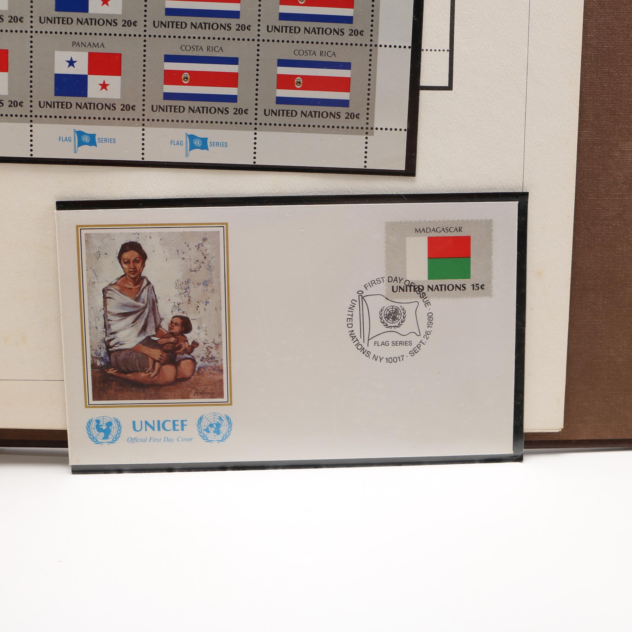 UNICEF Stamp Program Albums