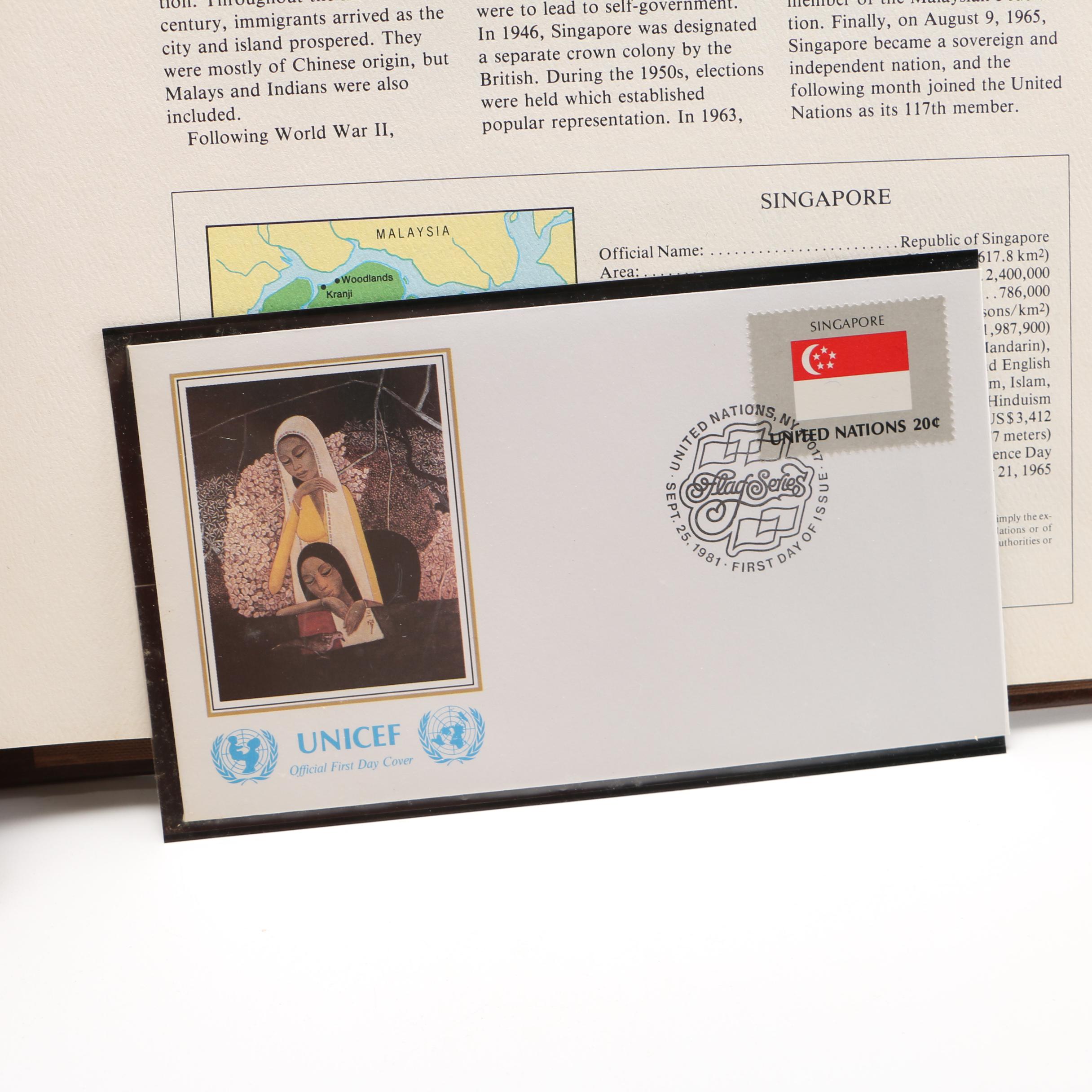 UNICEF Stamp Program Albums