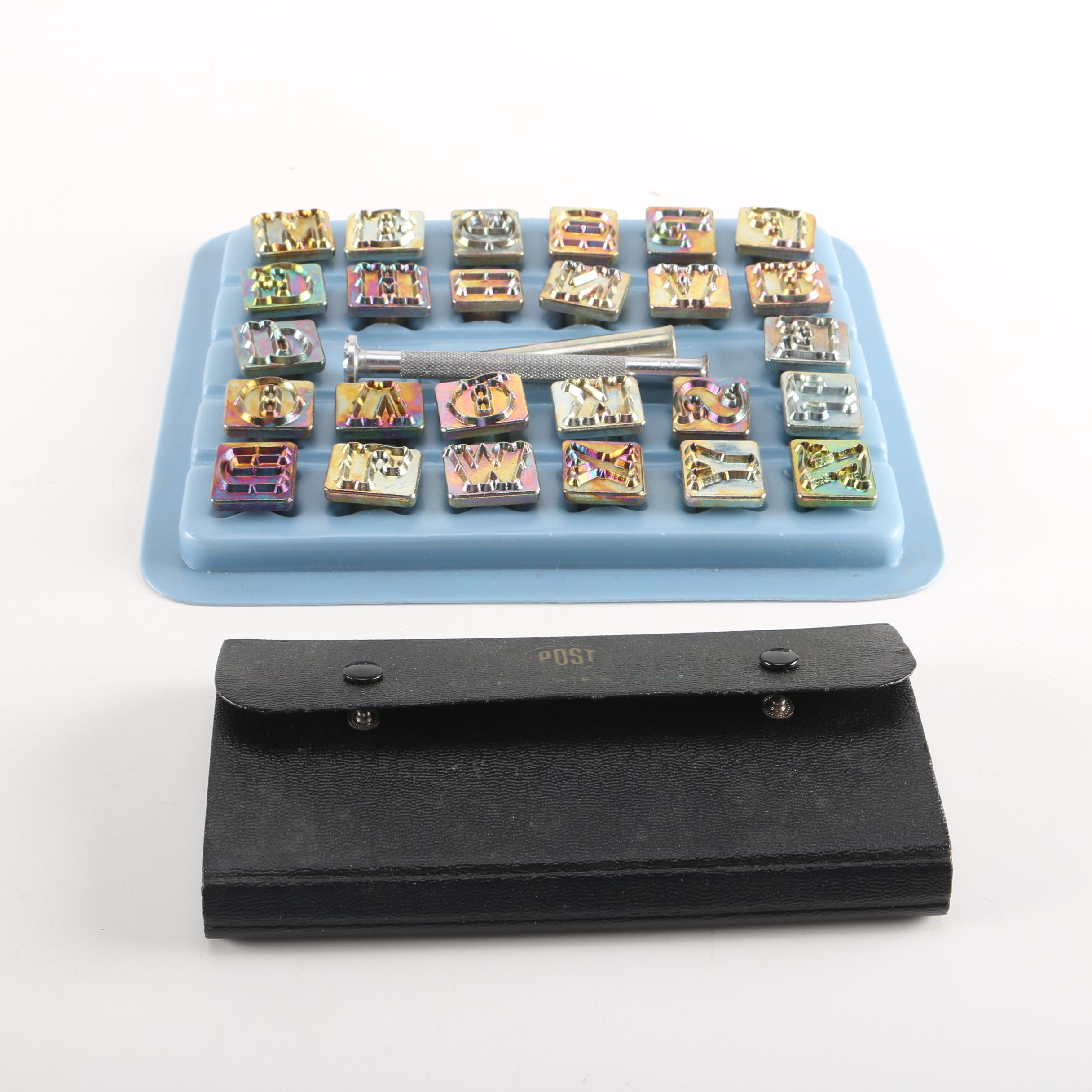 Metal Letter Punches and Drafting Tools