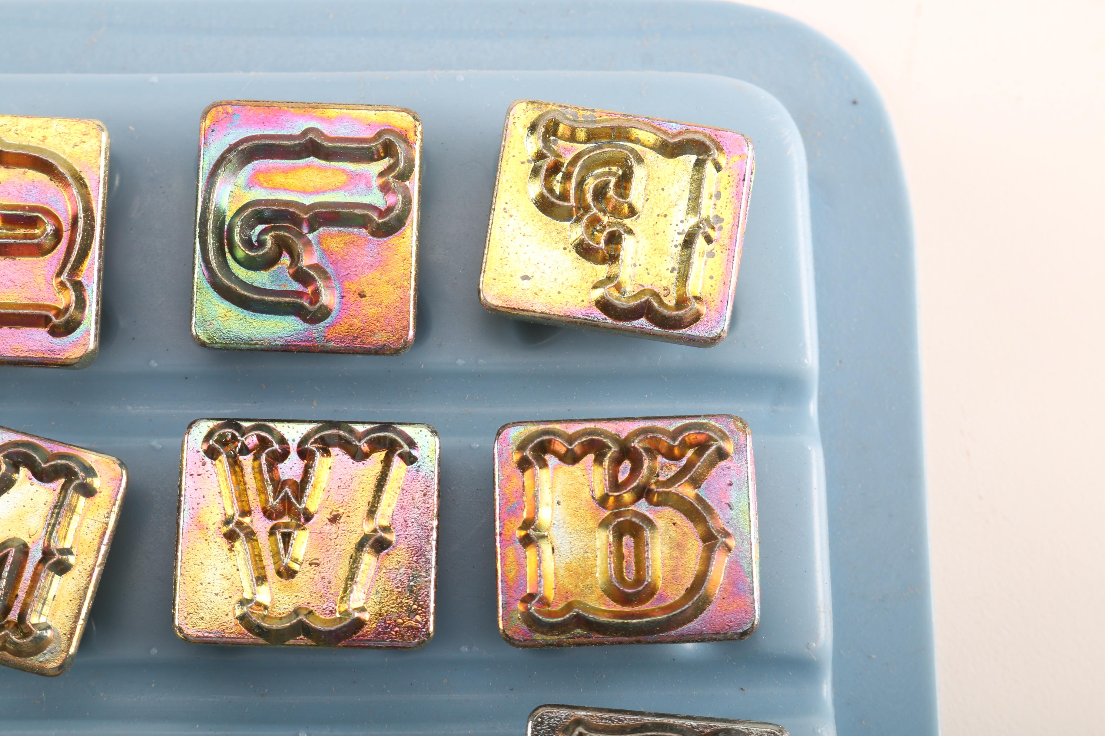 Metal Letter Punches and Drafting Tools