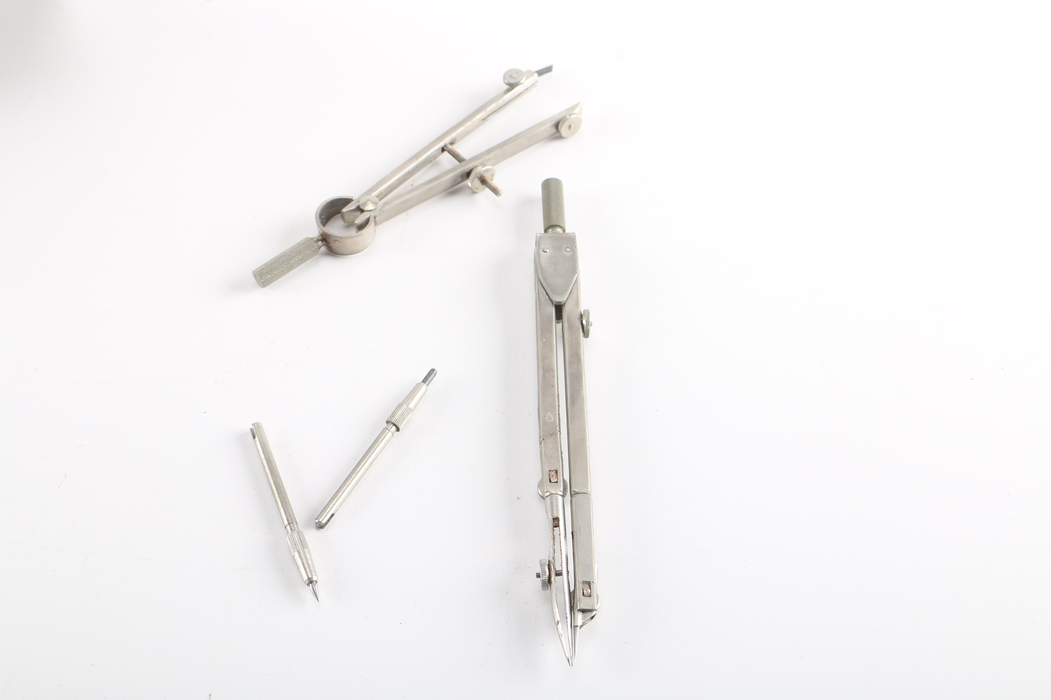 Metal Letter Punches and Drafting Tools