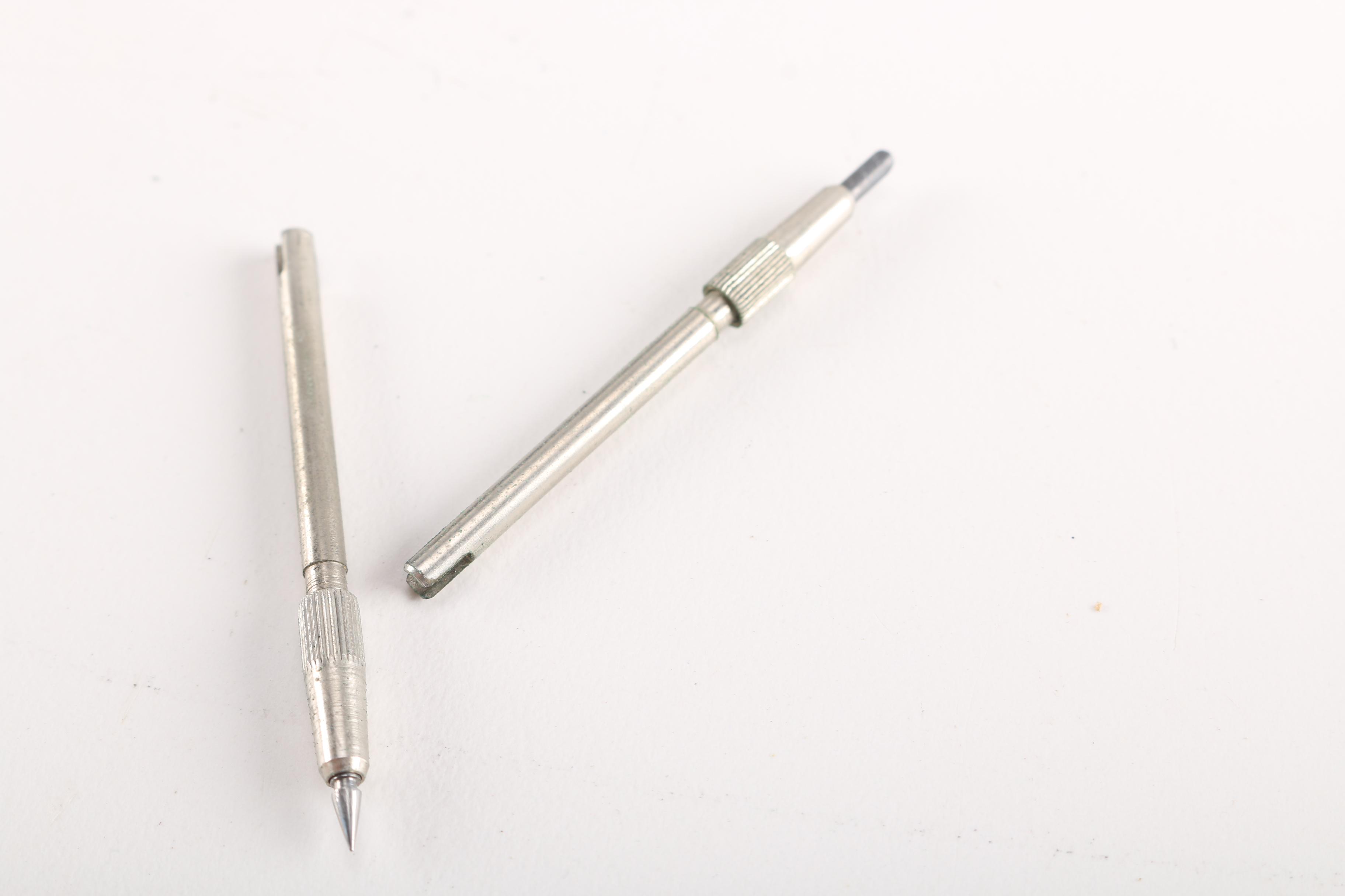 Metal Letter Punches and Drafting Tools