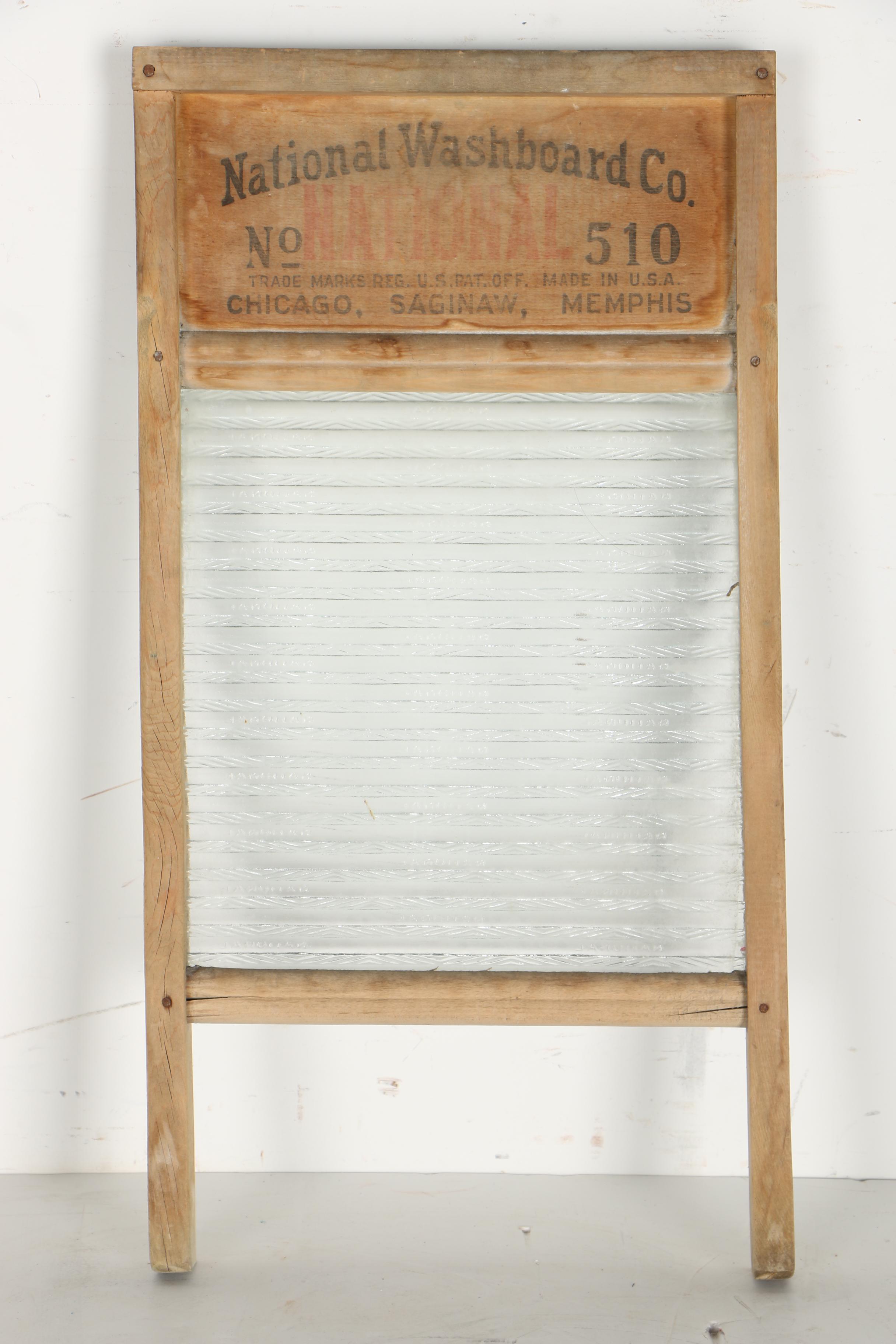 Early 20th Century Wooden Washboards