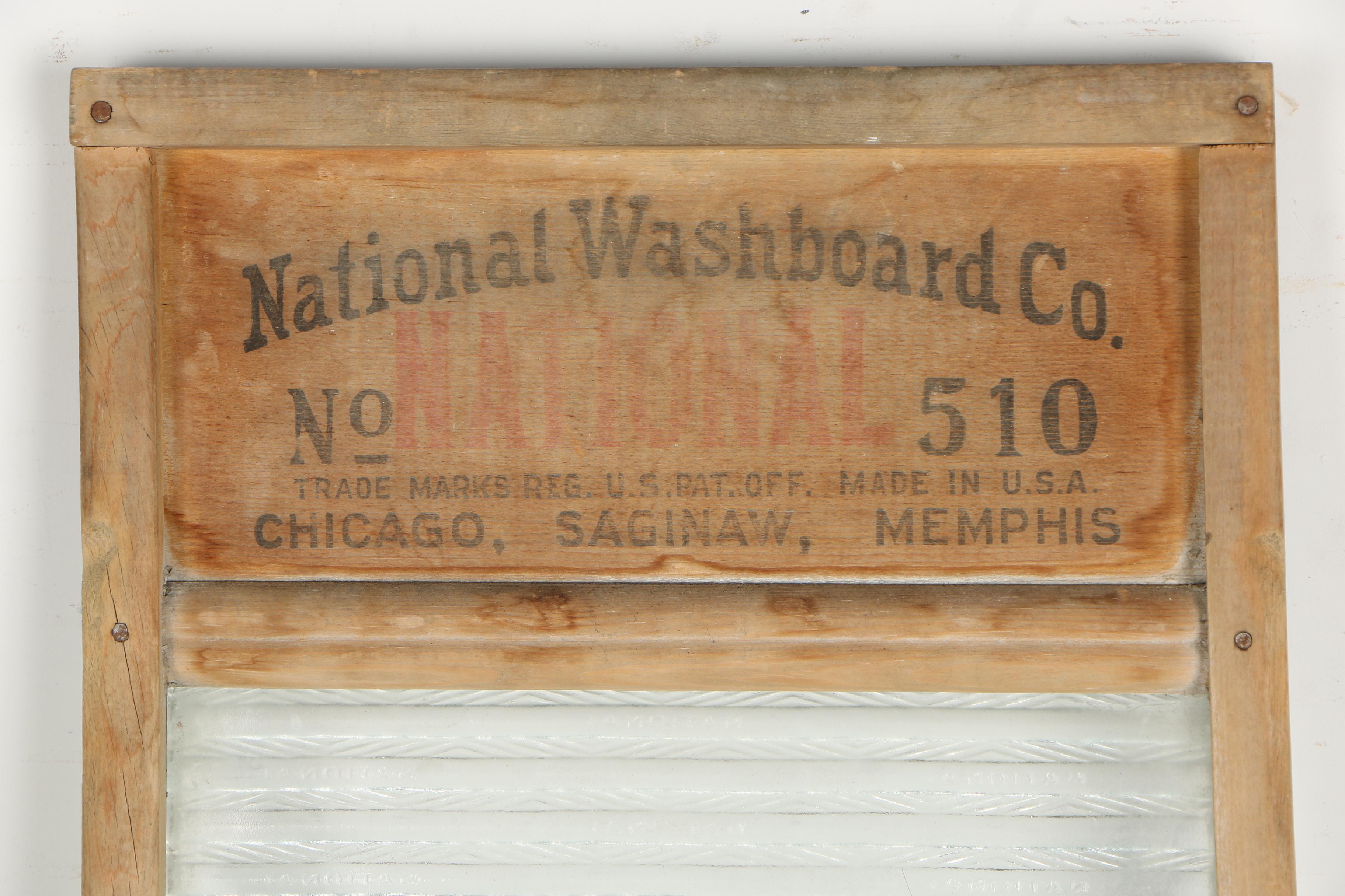 Early 20th Century Wooden Washboards