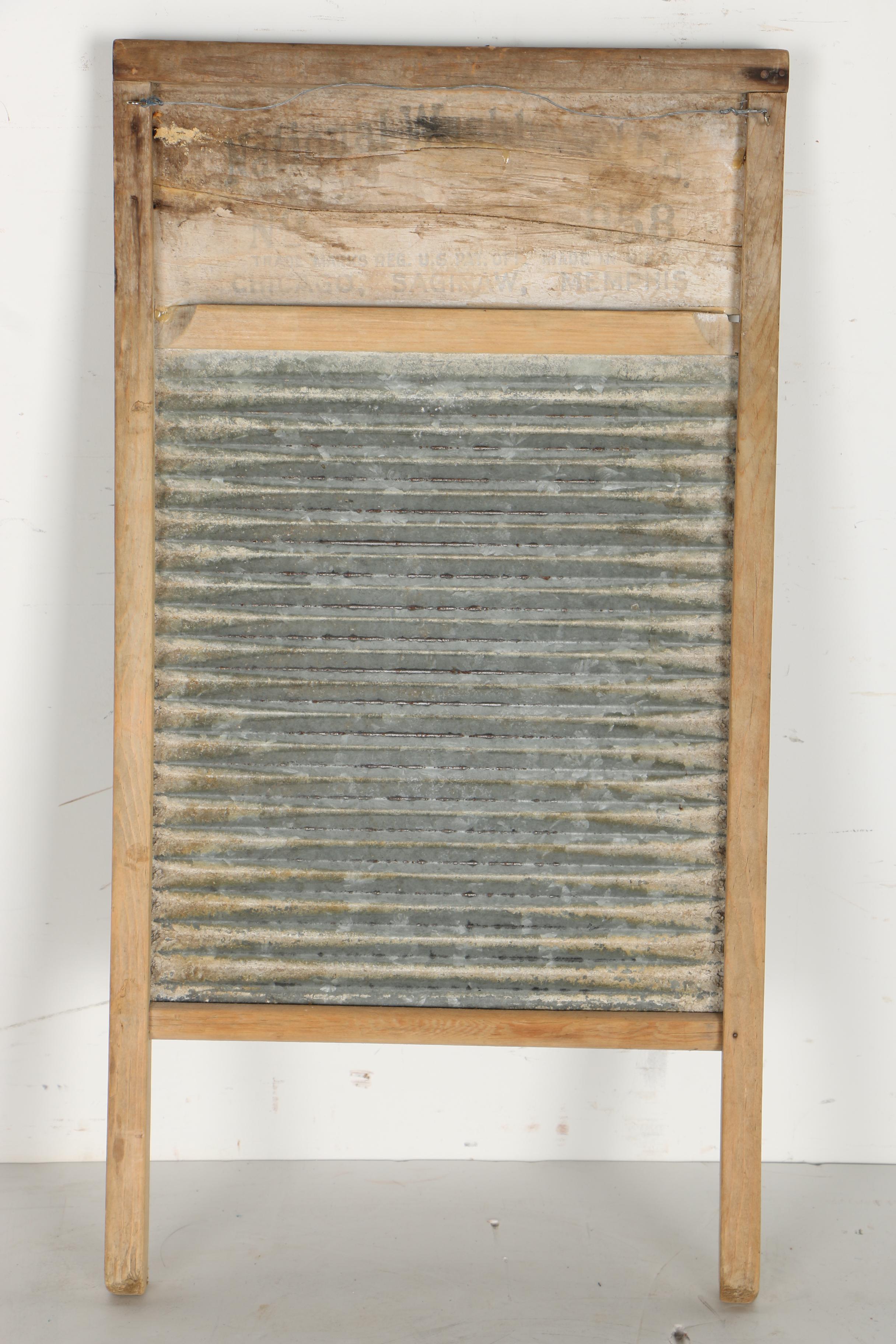 Early 20th Century Wooden Washboards